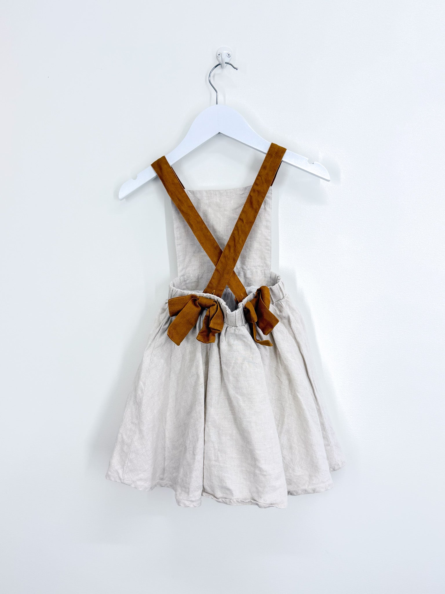 Karibou Kids linen pinafore dress (3y)