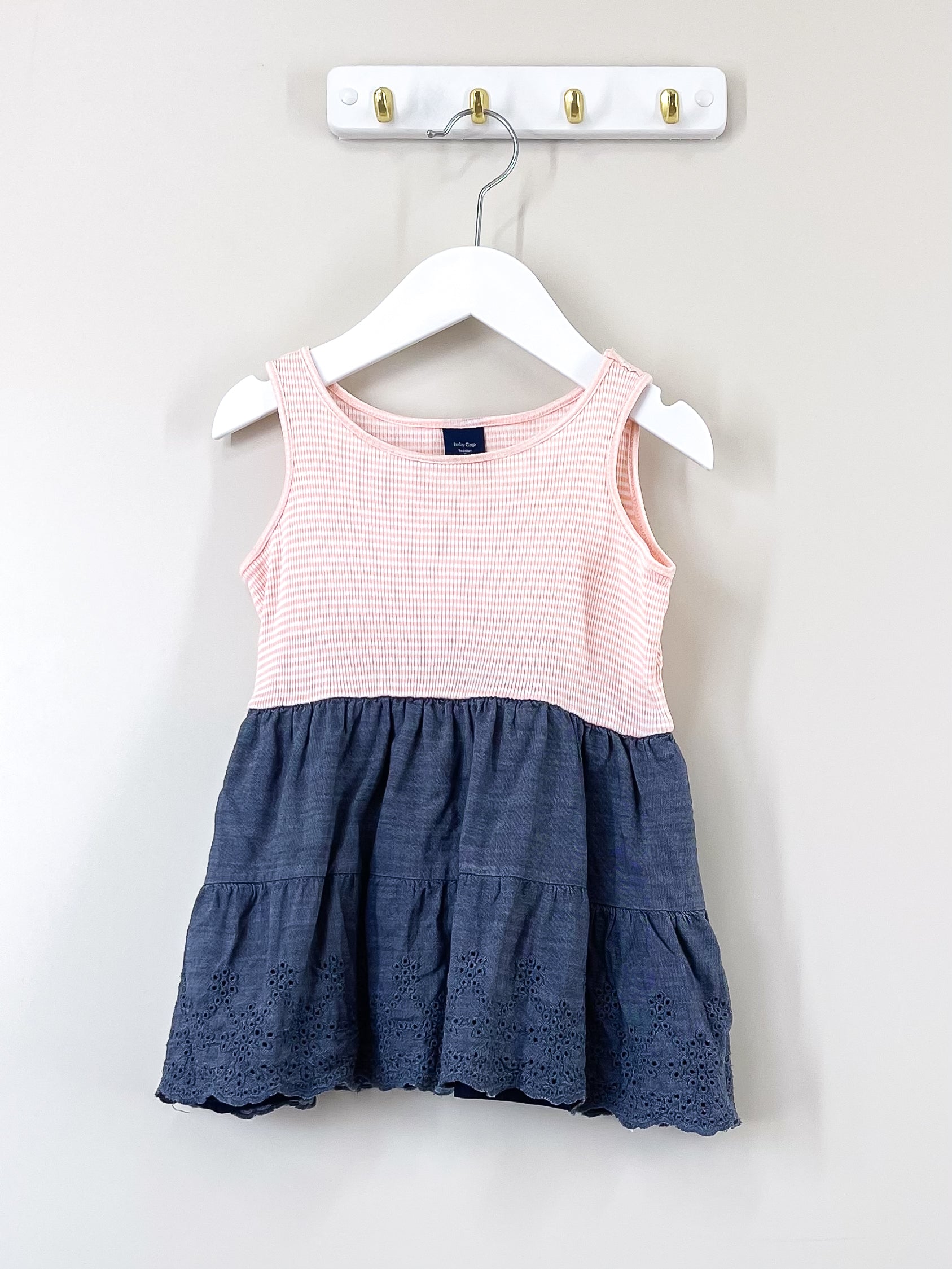 Gap chambray rib dress (2y)