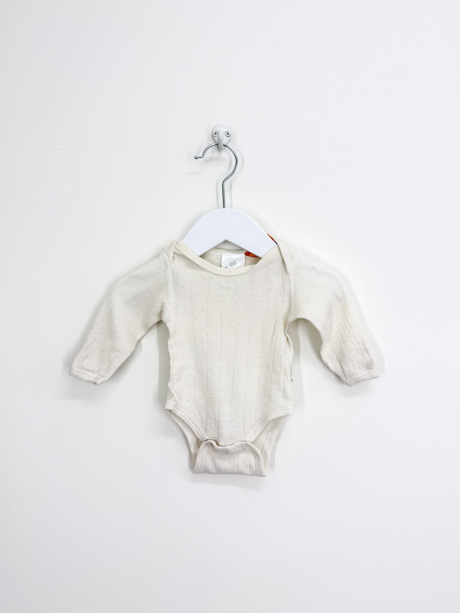Superfit merino cotton rib long sleeeve bodysuit (newbron)