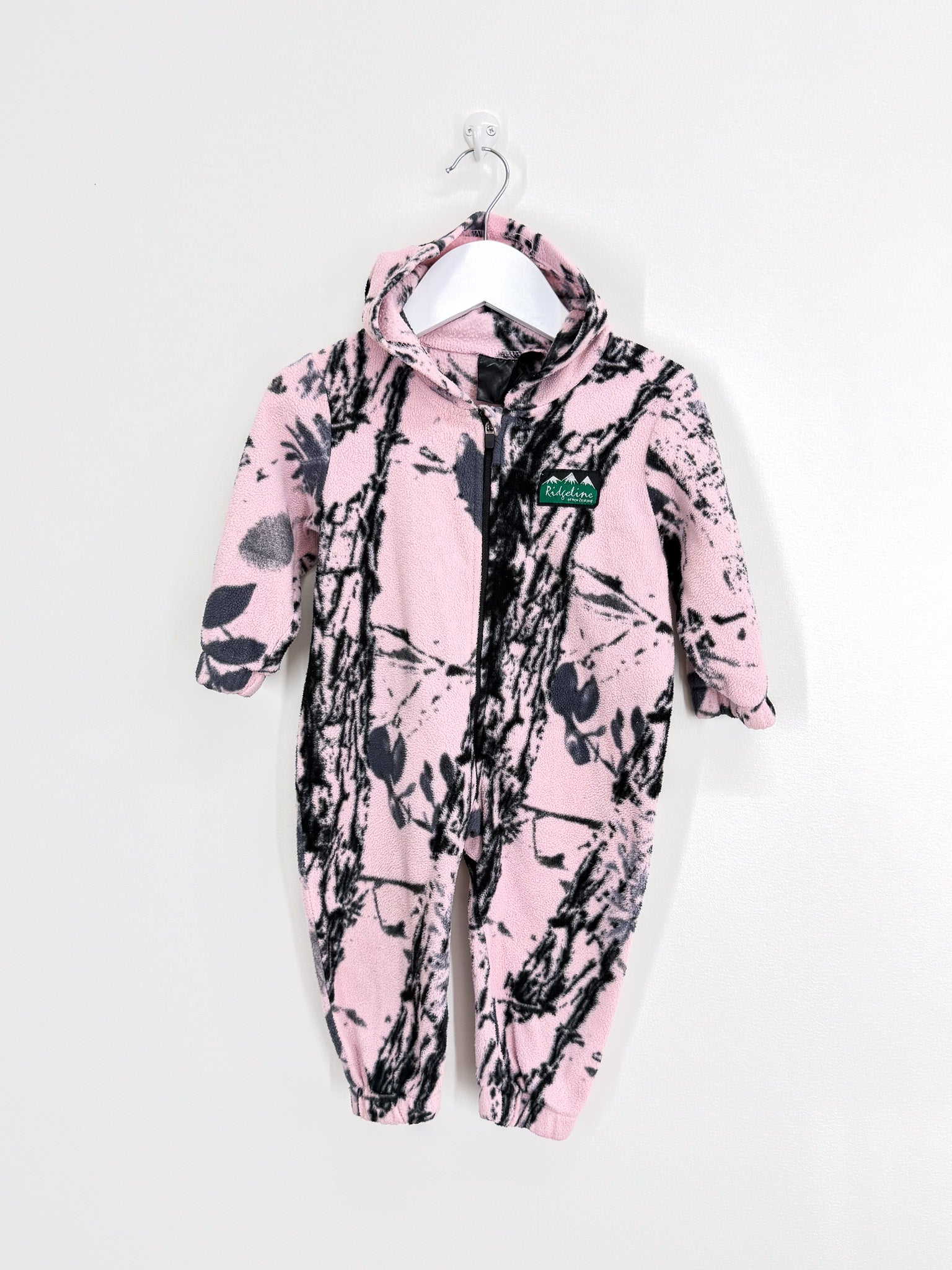 Ridgeline fleece zip onesie (6-12m)