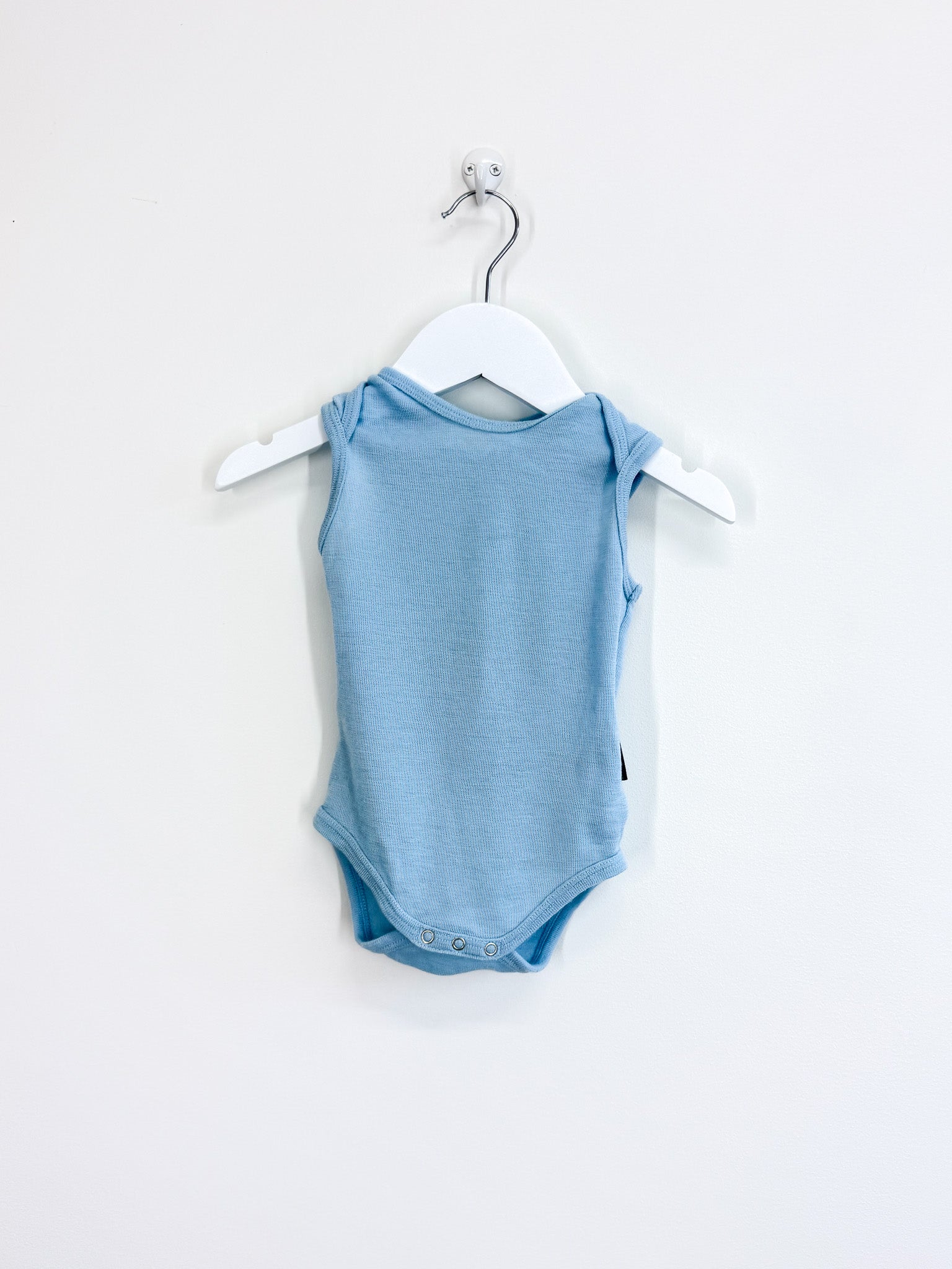 The Sleep Store merino singletsuit - blue (3-6m)