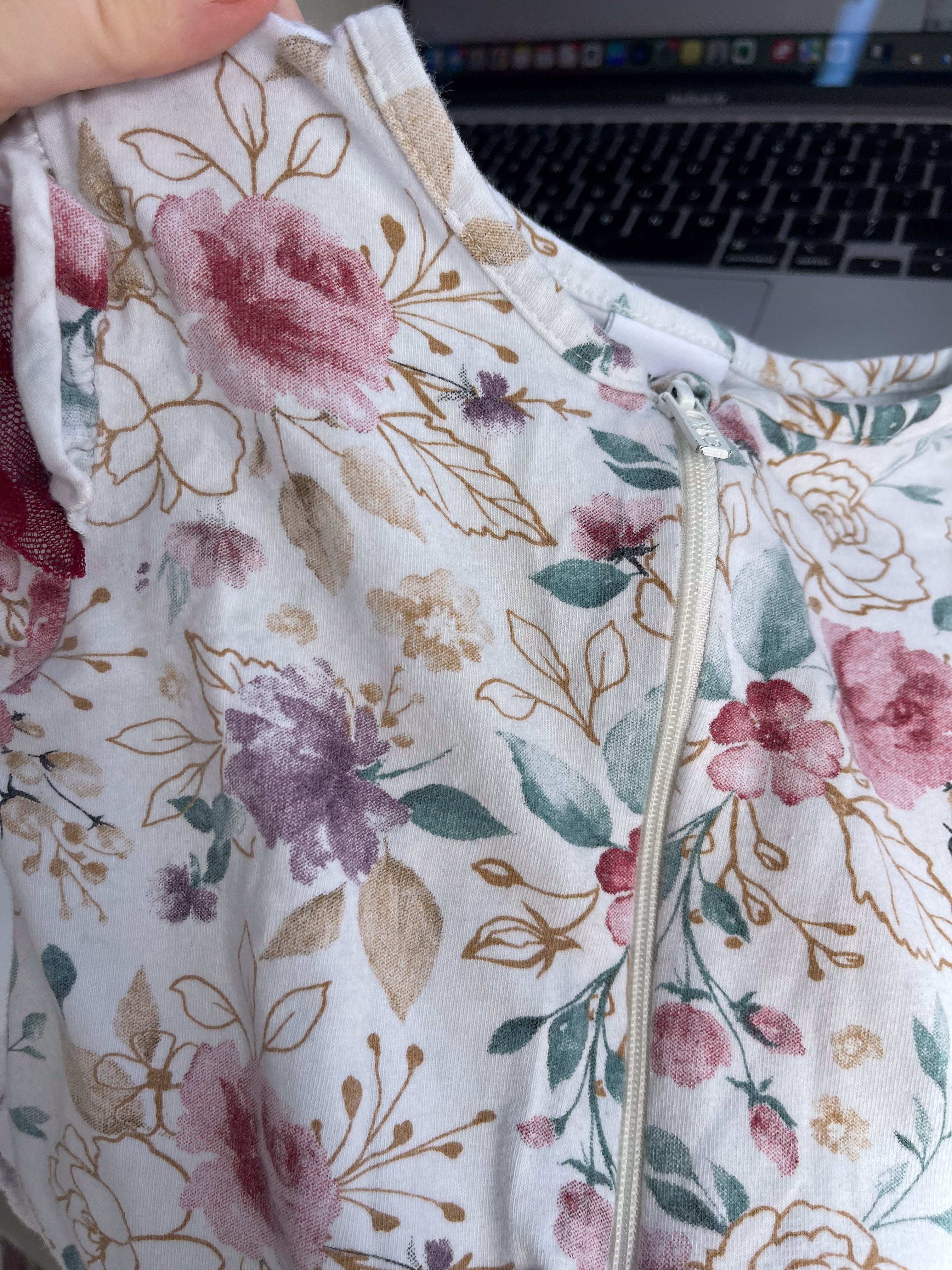 Cracked Soda frill zipsuit (18-24m)