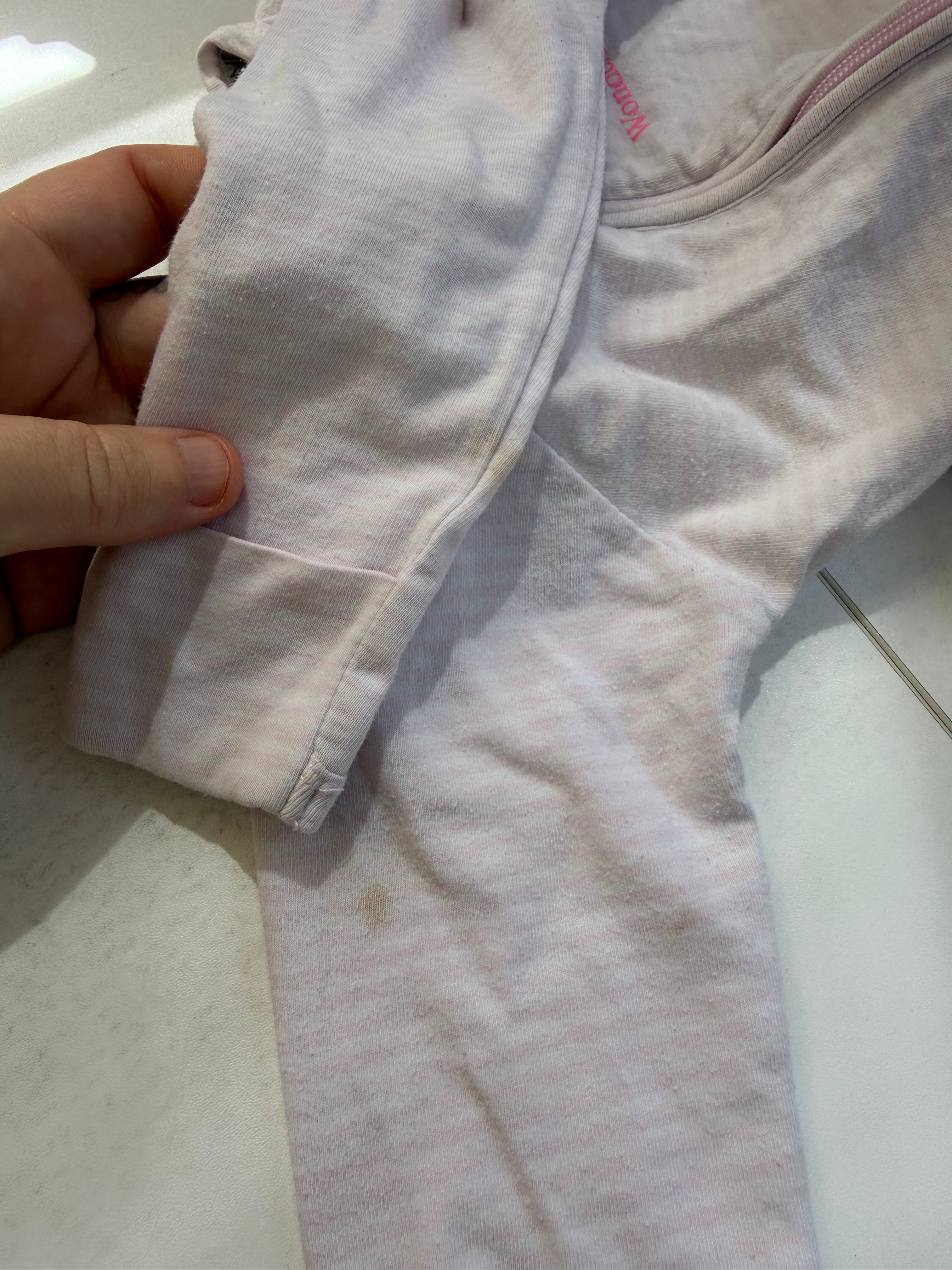 Bonds wondersuit - pink stripe (6-12m)