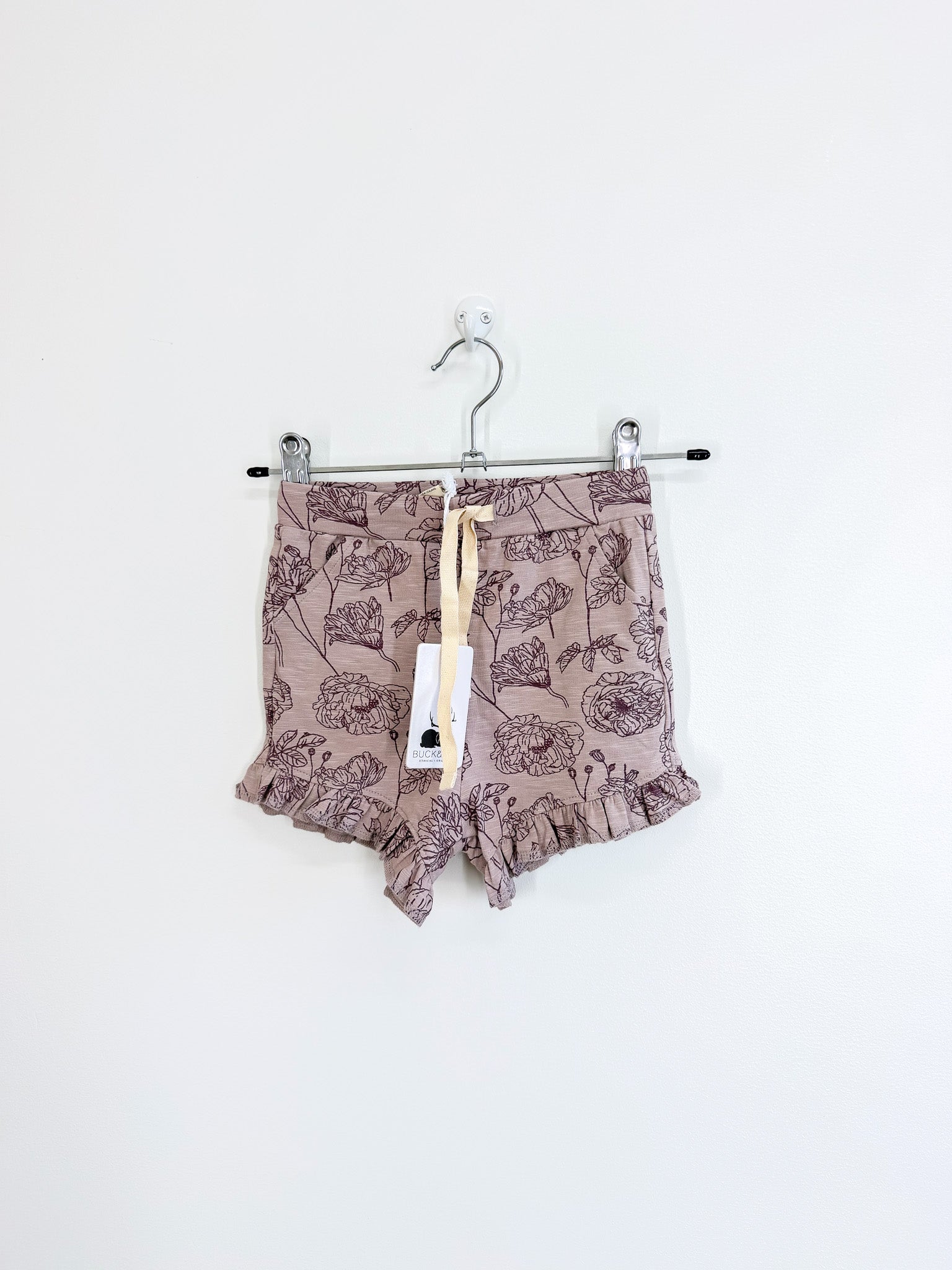 BNWT Buck & Baa organic floral shorts (3y)