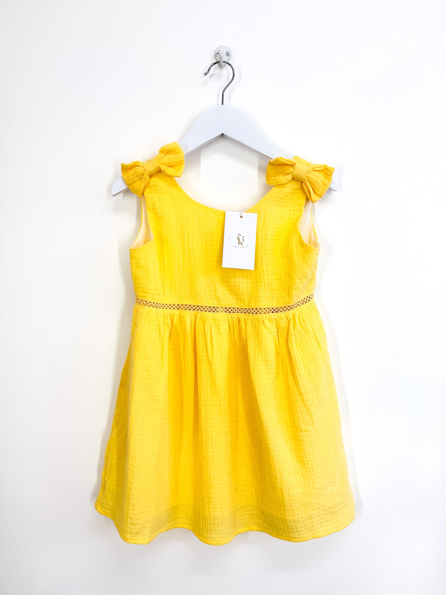 BNWT Karibou Kids sleevless muslin dress (6y)
