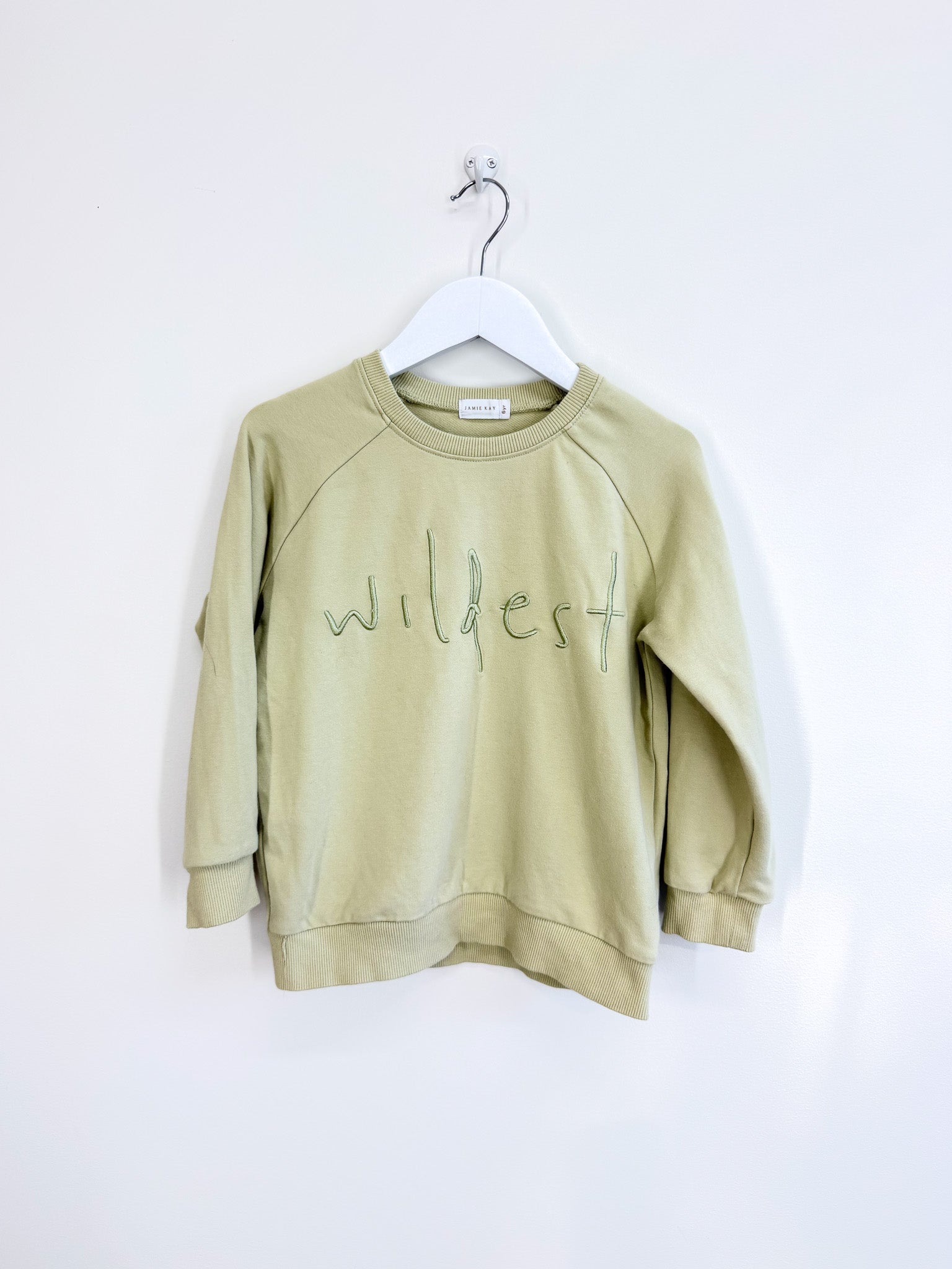 Jamie Kay OG organic wildest sweatshirt (6y)