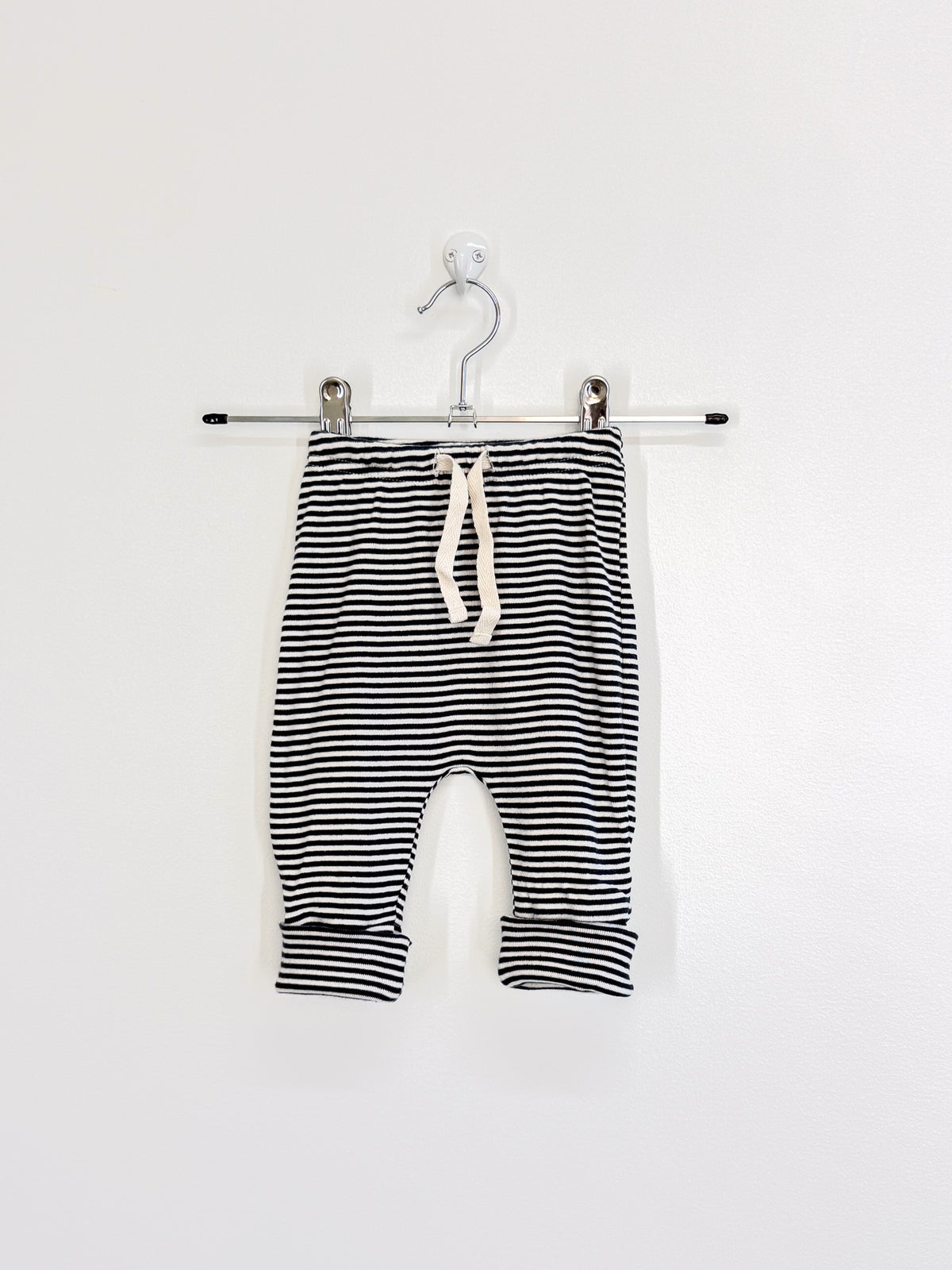 Nature Baby organic drawstring pants - stripe (1y)