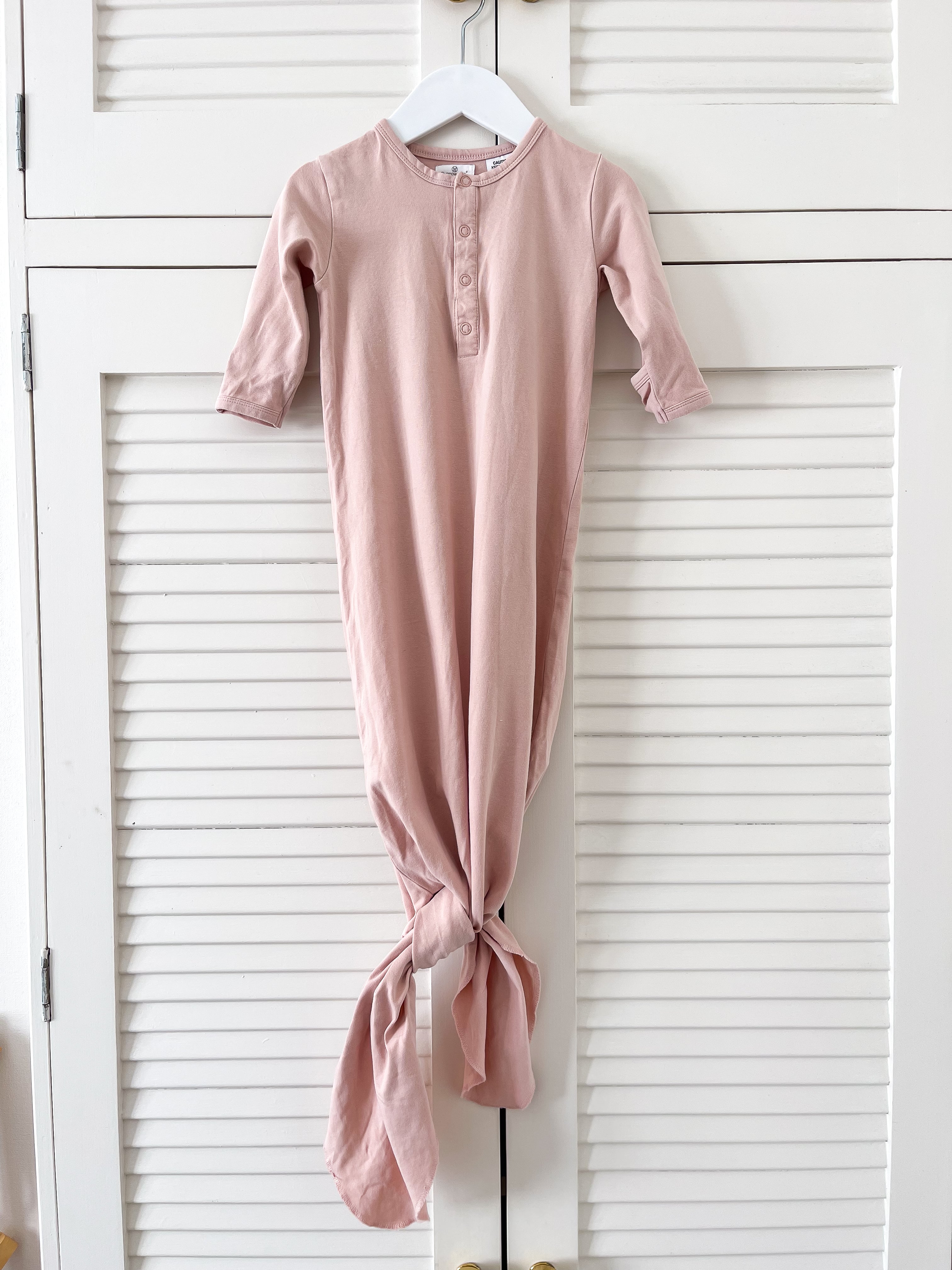 Burrow & Be organic sleep gown (3-6m)