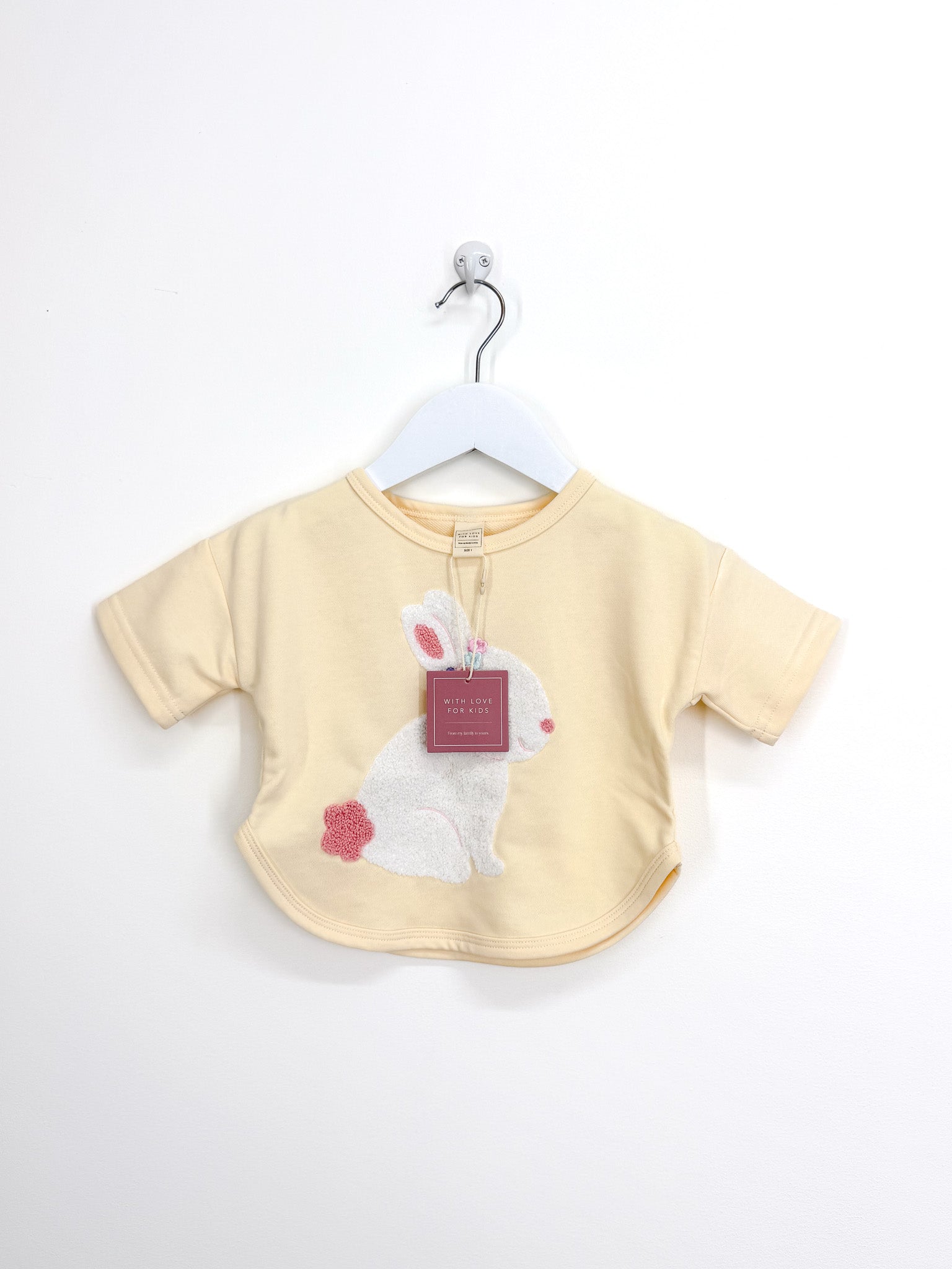 With Love For Kids easy top - meadow bunny (1y)