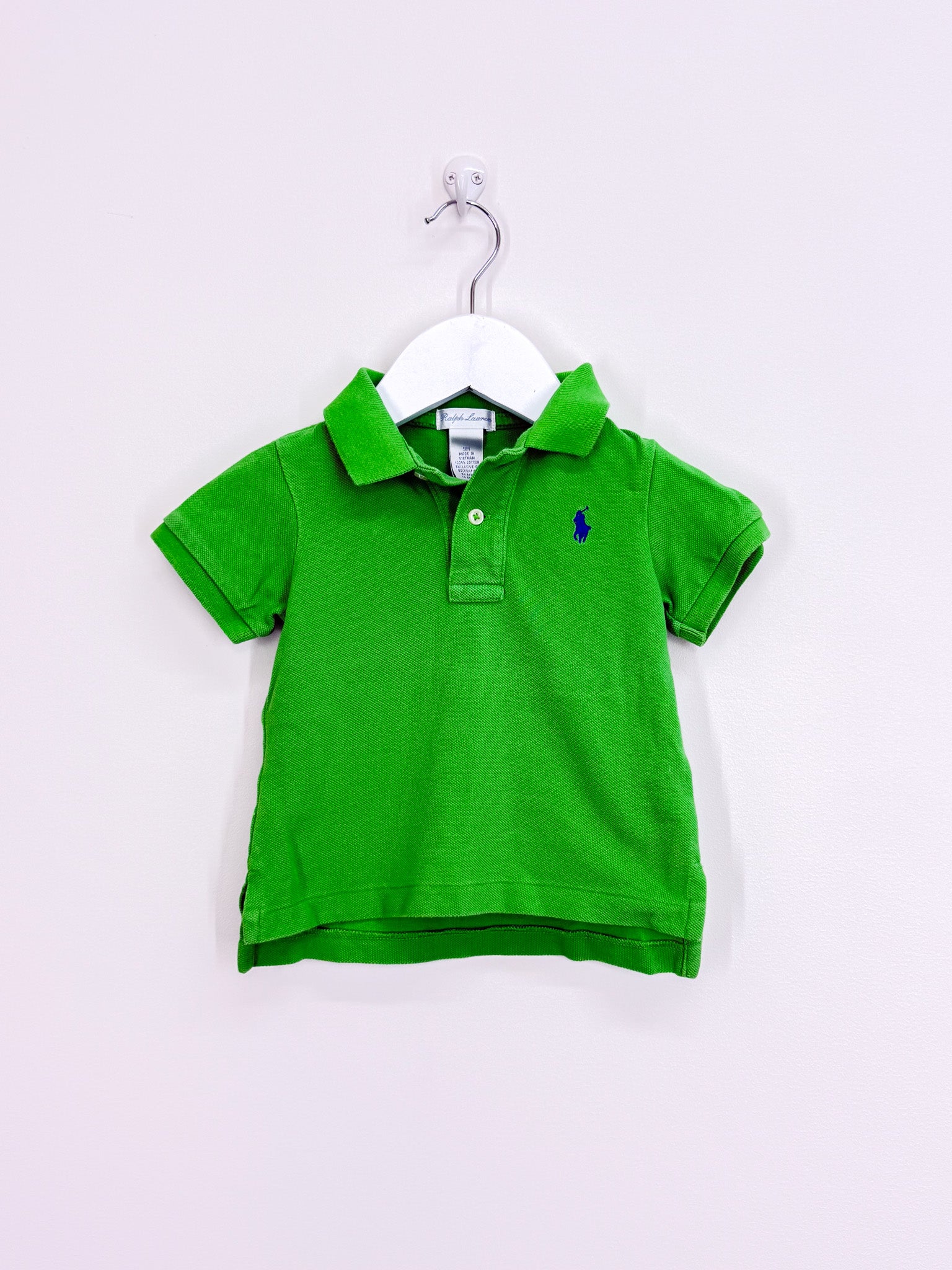 Ralph Lauren pique polo shirt (9m)