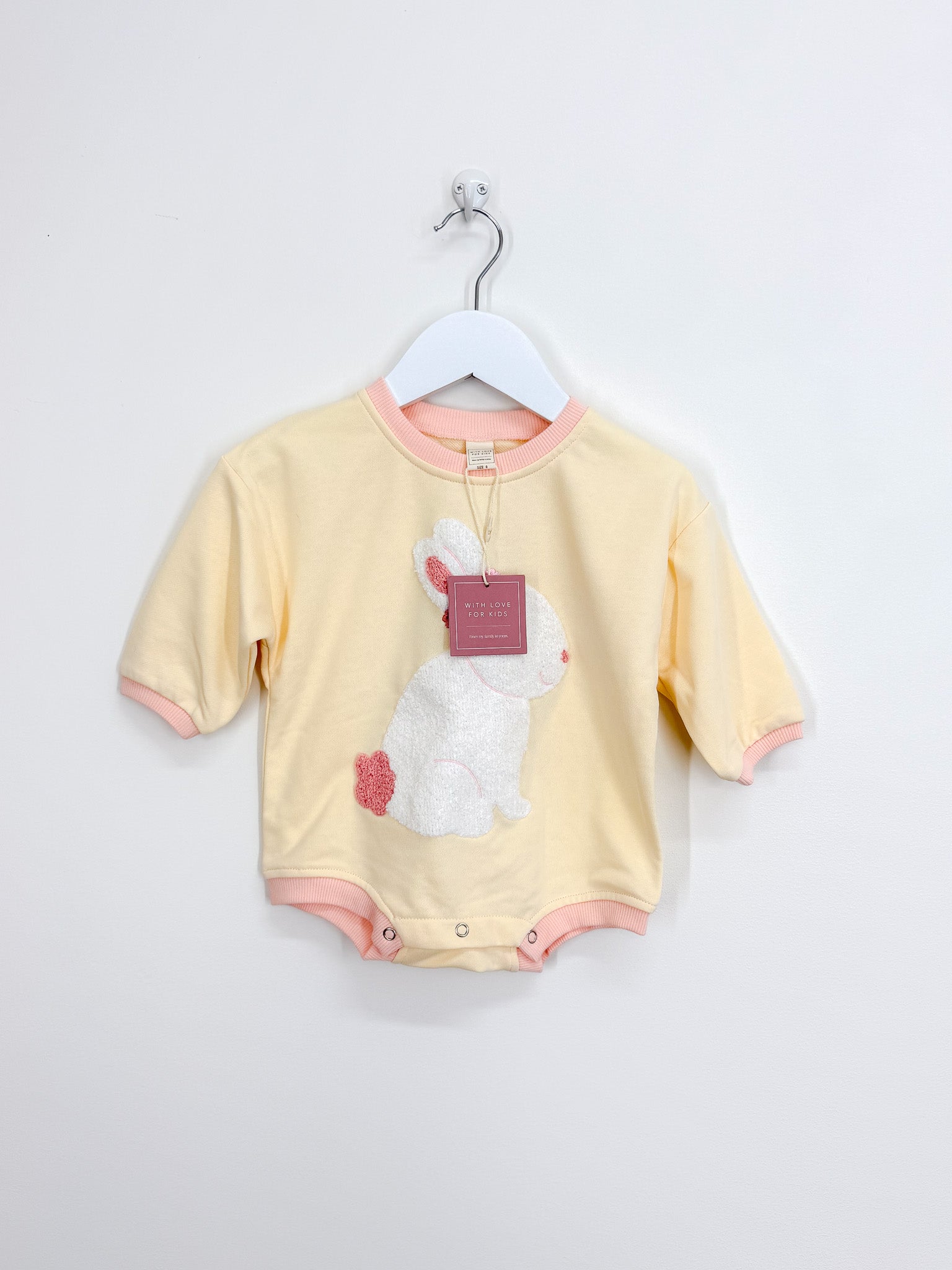 With Love For Kids lounge playsuit - meadow bunny (6-12m)