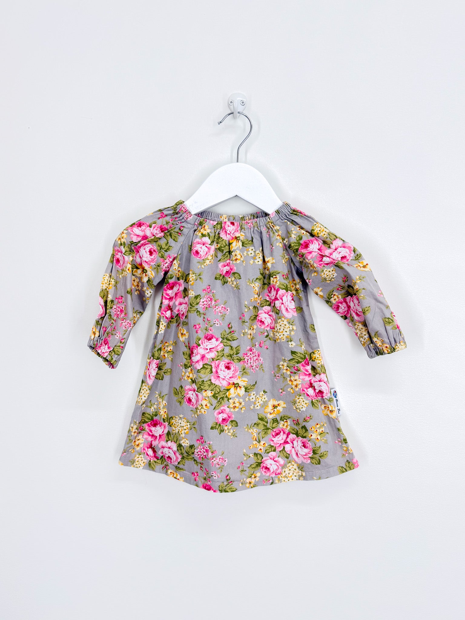 Anna Lee floral dress (6-12m)
