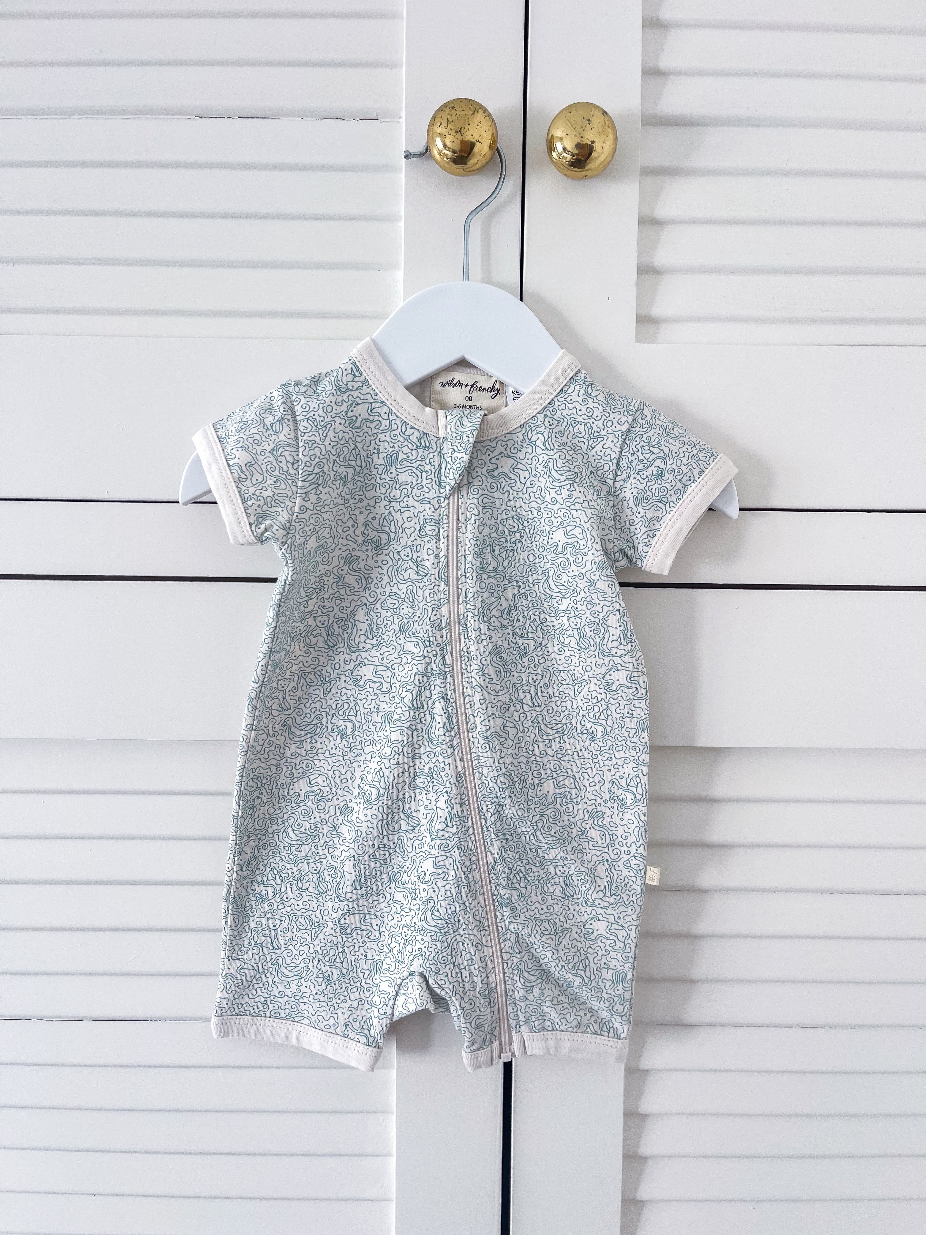 Wilson & Frenchy organic boyleg zipsuit (3-6m)
