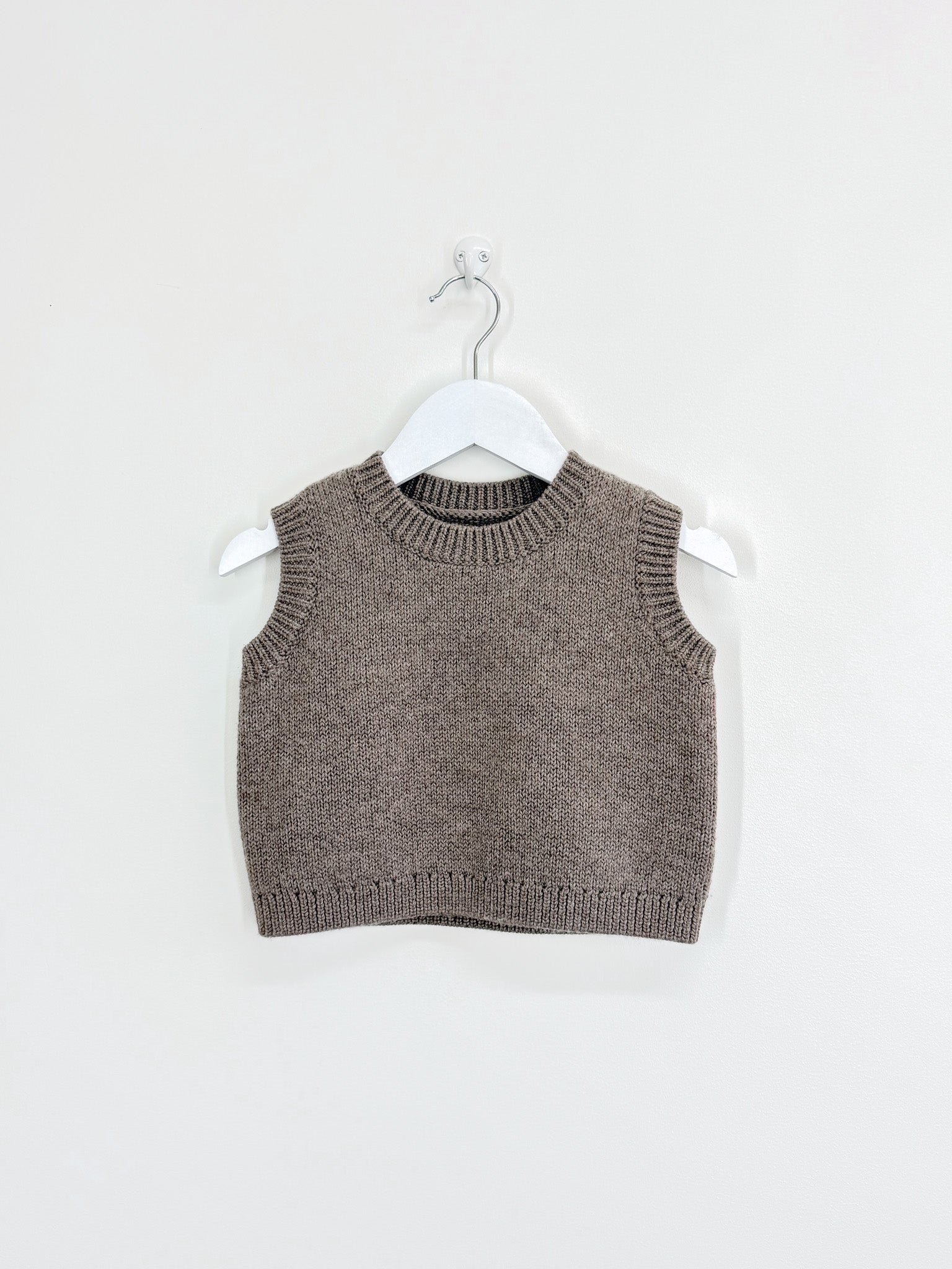 Sunna Studios merino knit vest (1-2y)