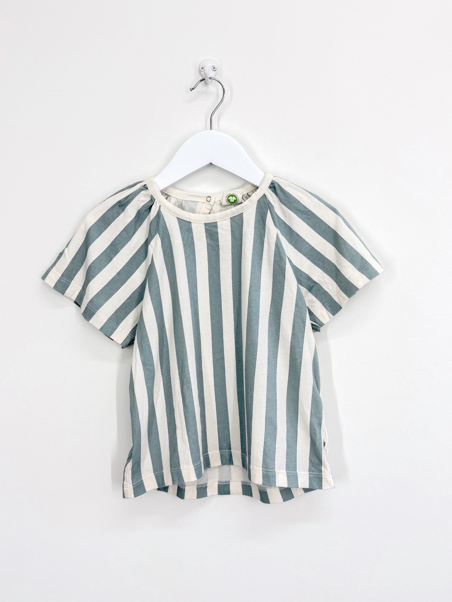 Nature Baby organic faye tee - star dew stripe (5y)