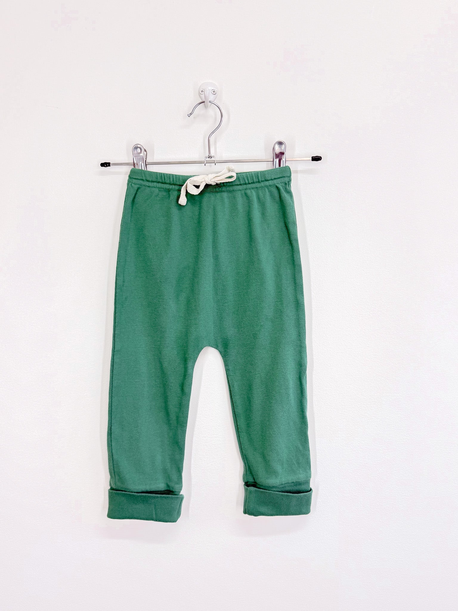 Nature Baby organic drawstring pants - green (2y)