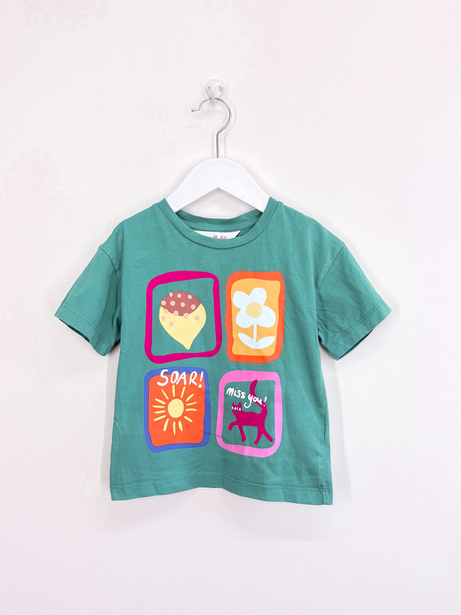 Gorman organic print tee (2-3y)