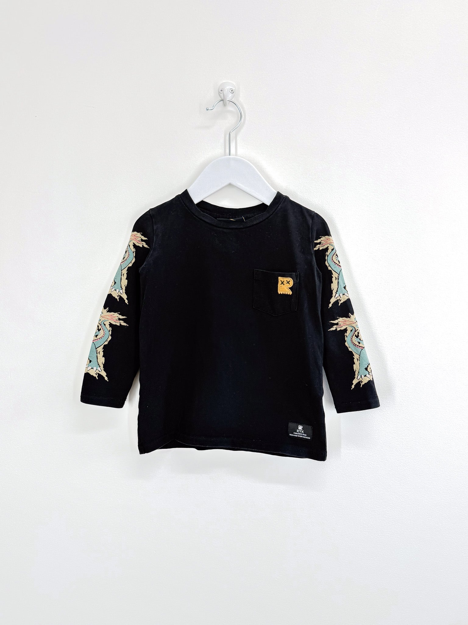 Rock Your Kid godzilla long sleeve tee (2y)