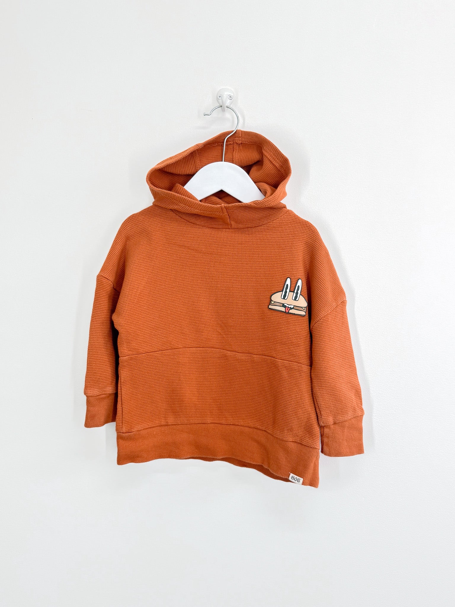 Band Of Boys burger waffle hooded jumper (2y)