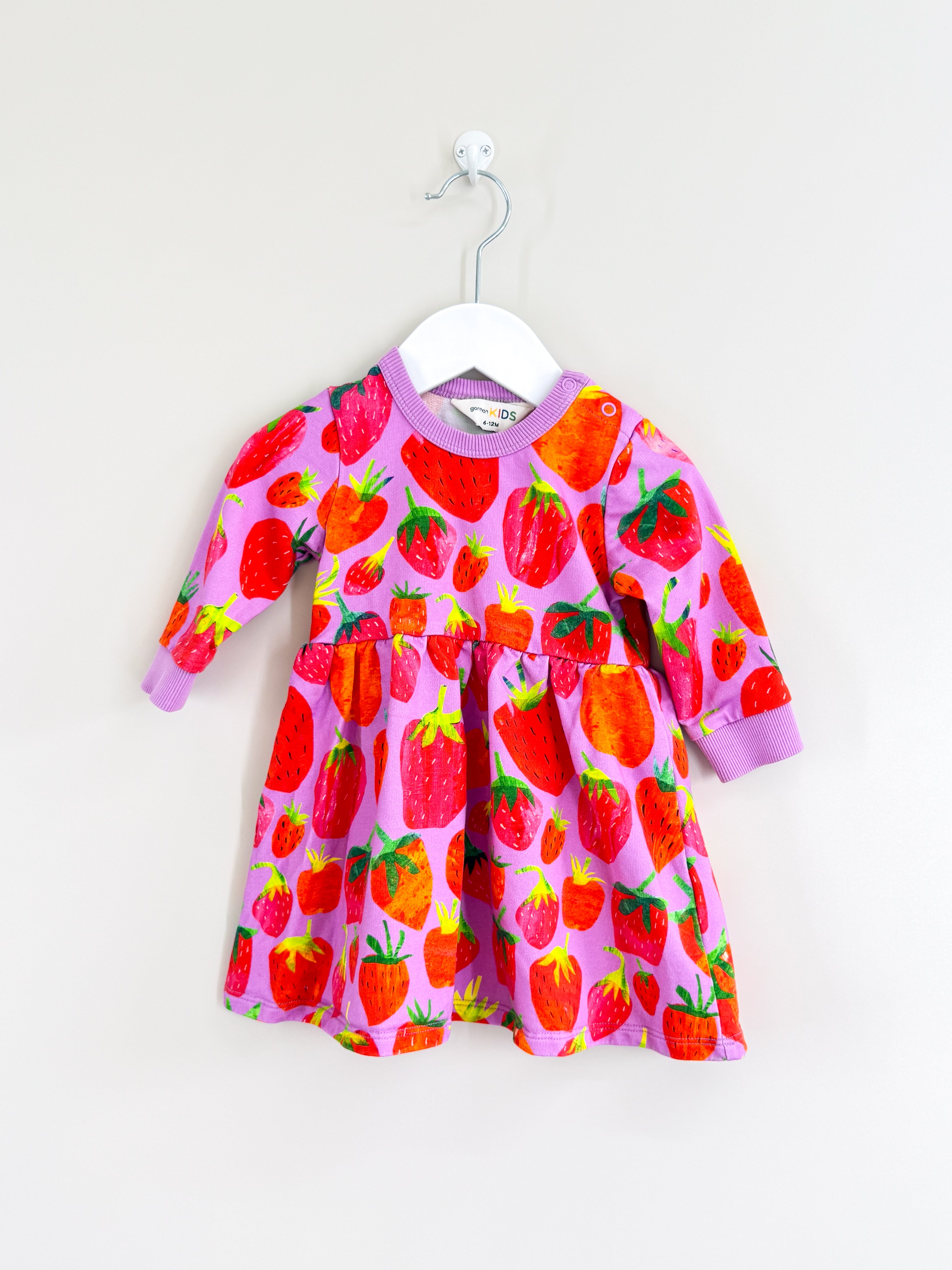 Gorman organic berry baby dress (6-12m)