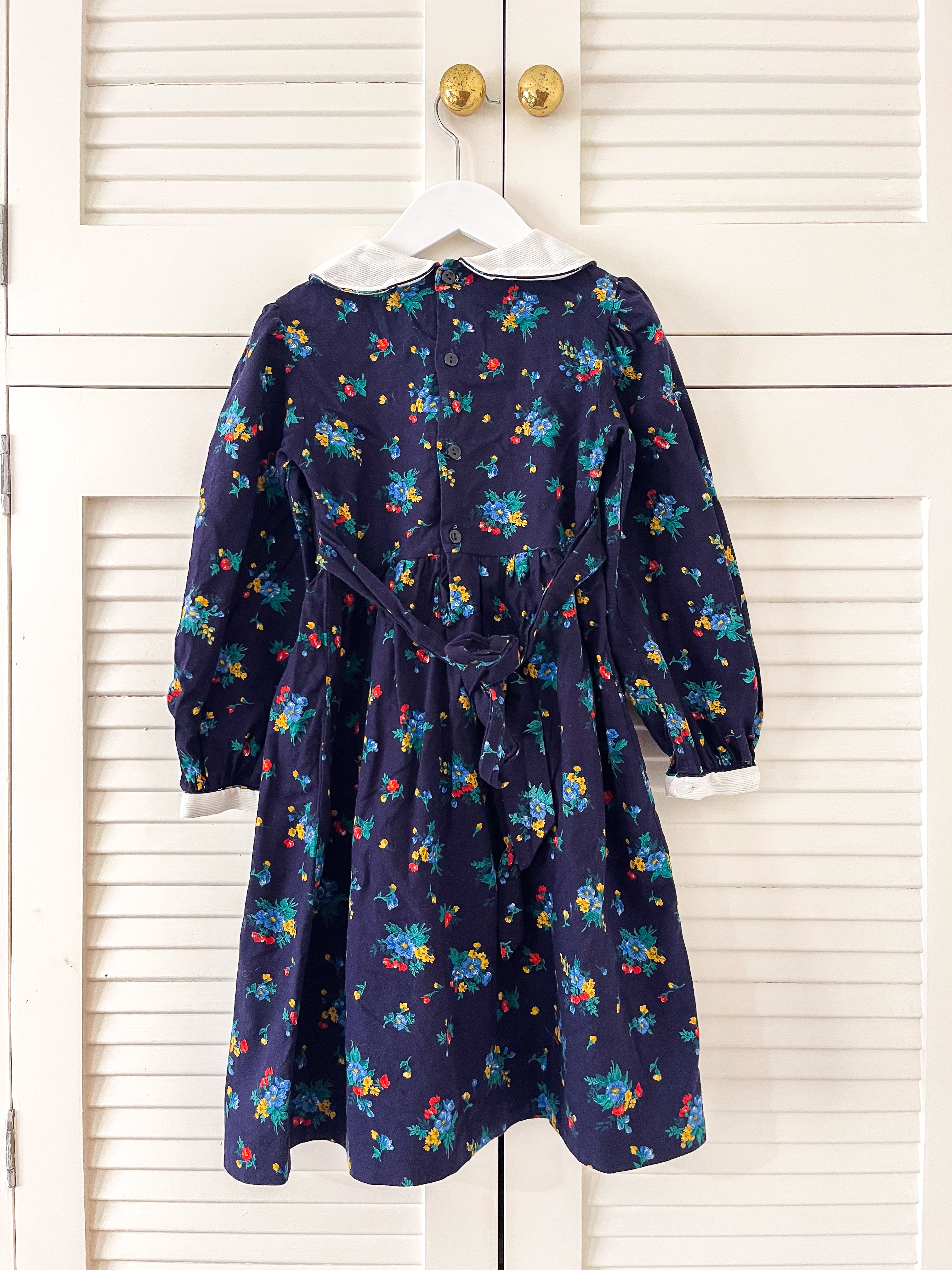 Vintage Heskia smocked dress '90s (6y)