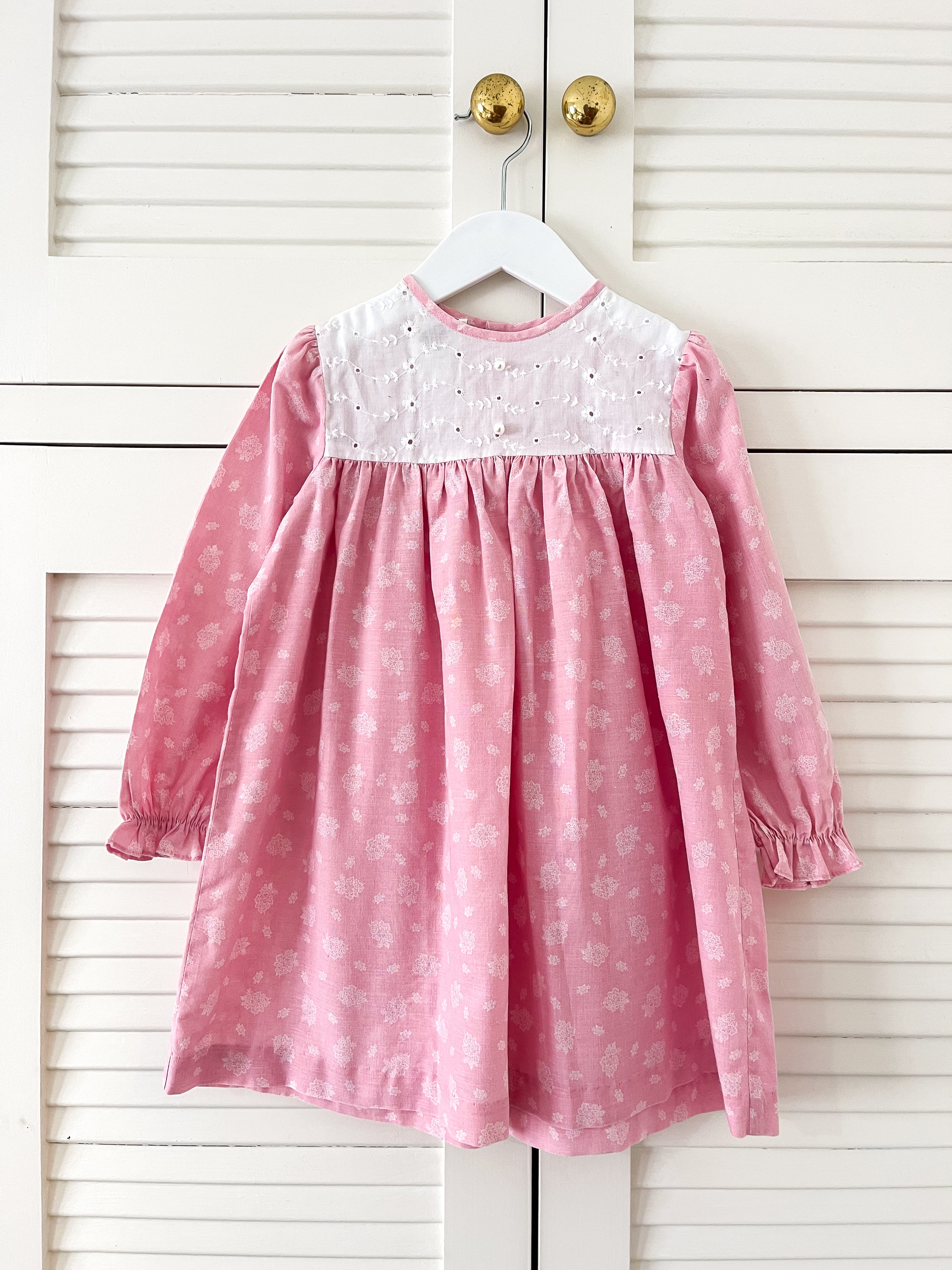 Vintage Ann Marilyn floral dress '90s (4-5y)