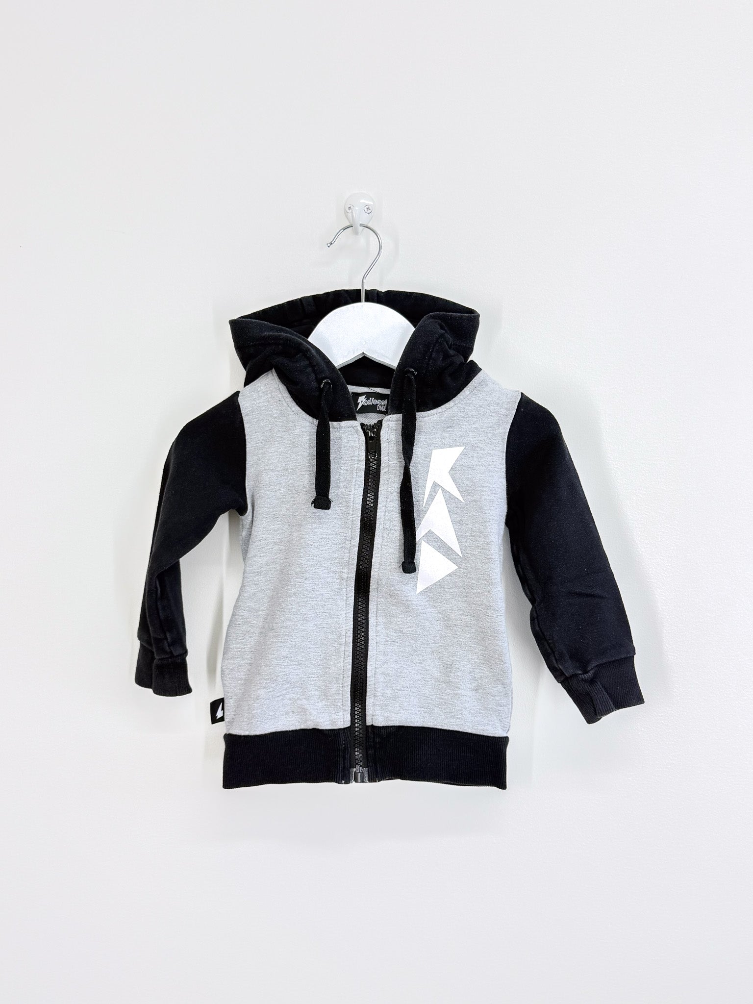 Radicool monster zip hoodie (6-12m)