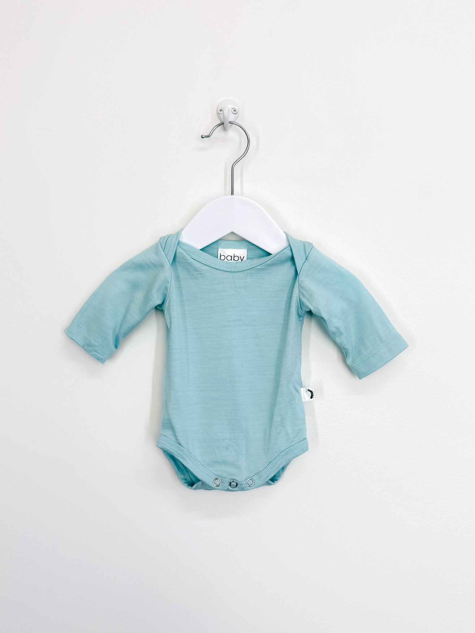 Baby Caterpillar merino bodysuit (newborn)