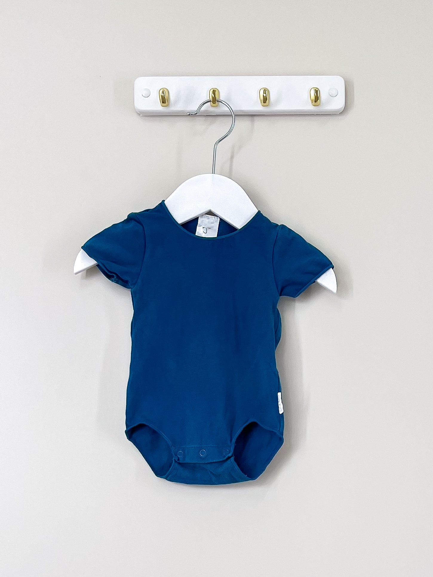 Bonds bodysuit - teal (0-3m)