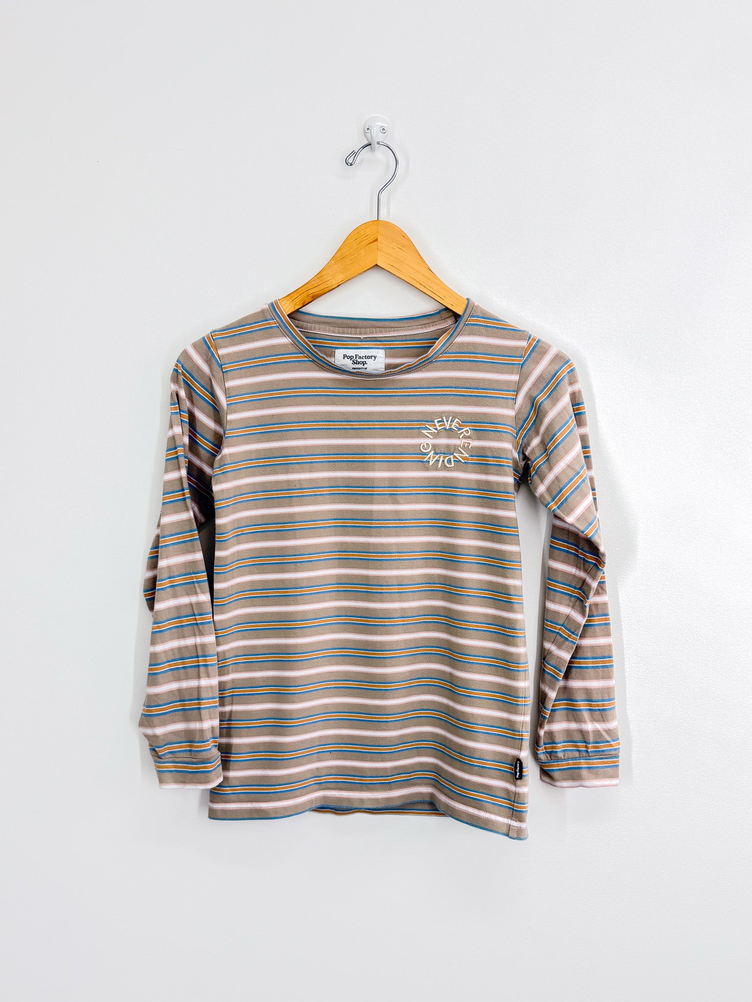 Pop Factory striped long sleeve tee (9-10y)