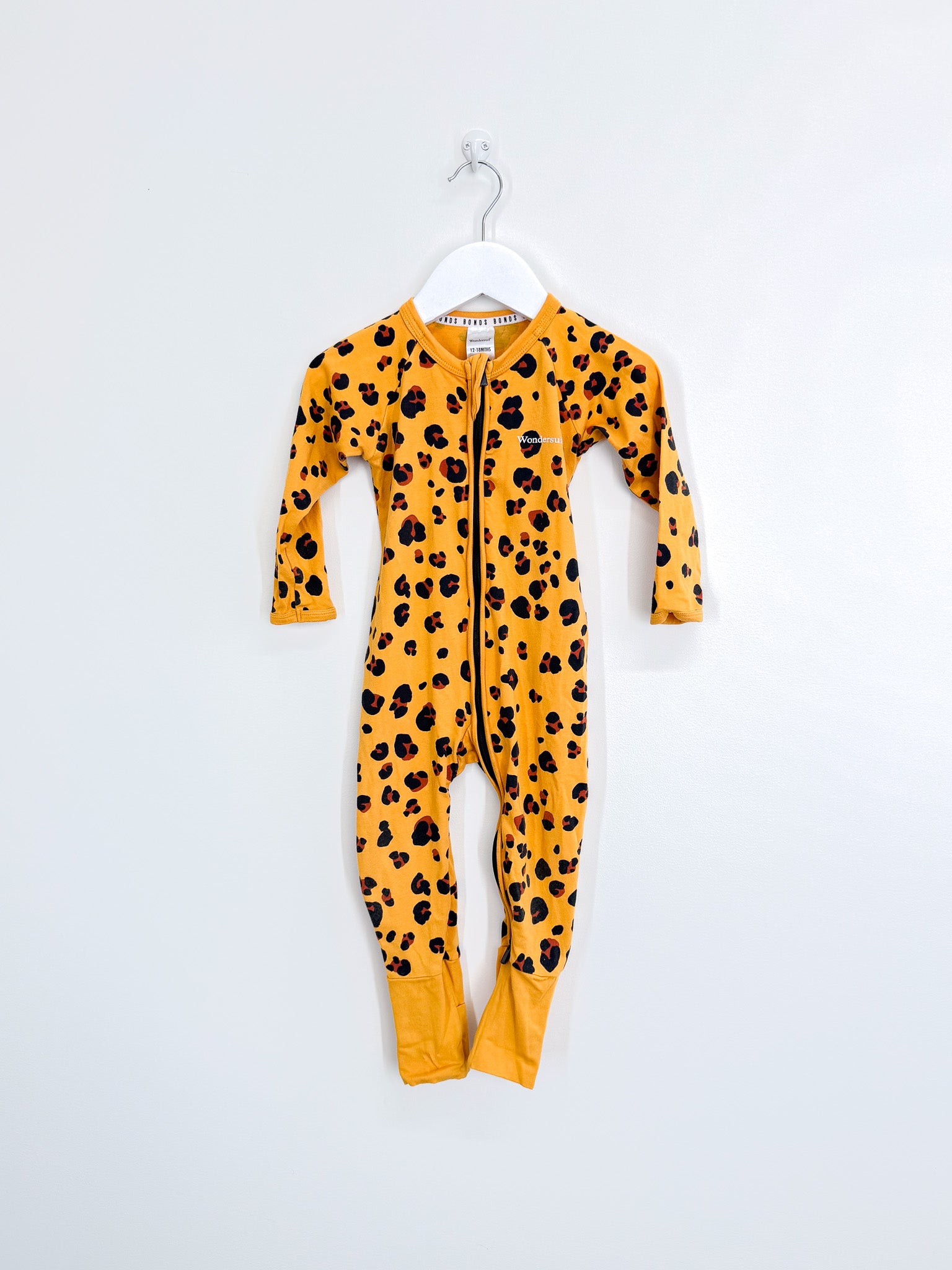 Bonds wondersuit - leopard (12-18m)