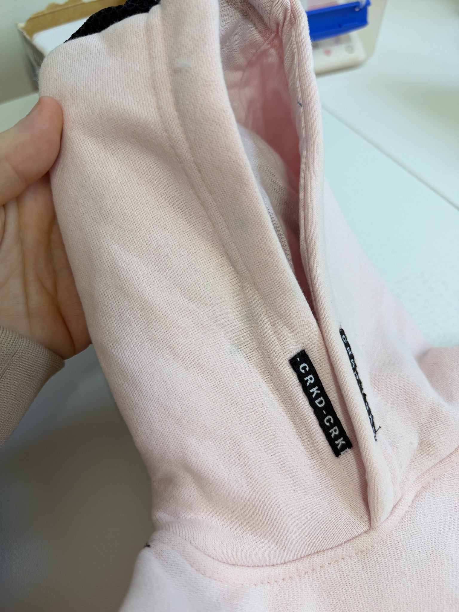 Cracked Soda hoodie + rib legging set (3-6m)