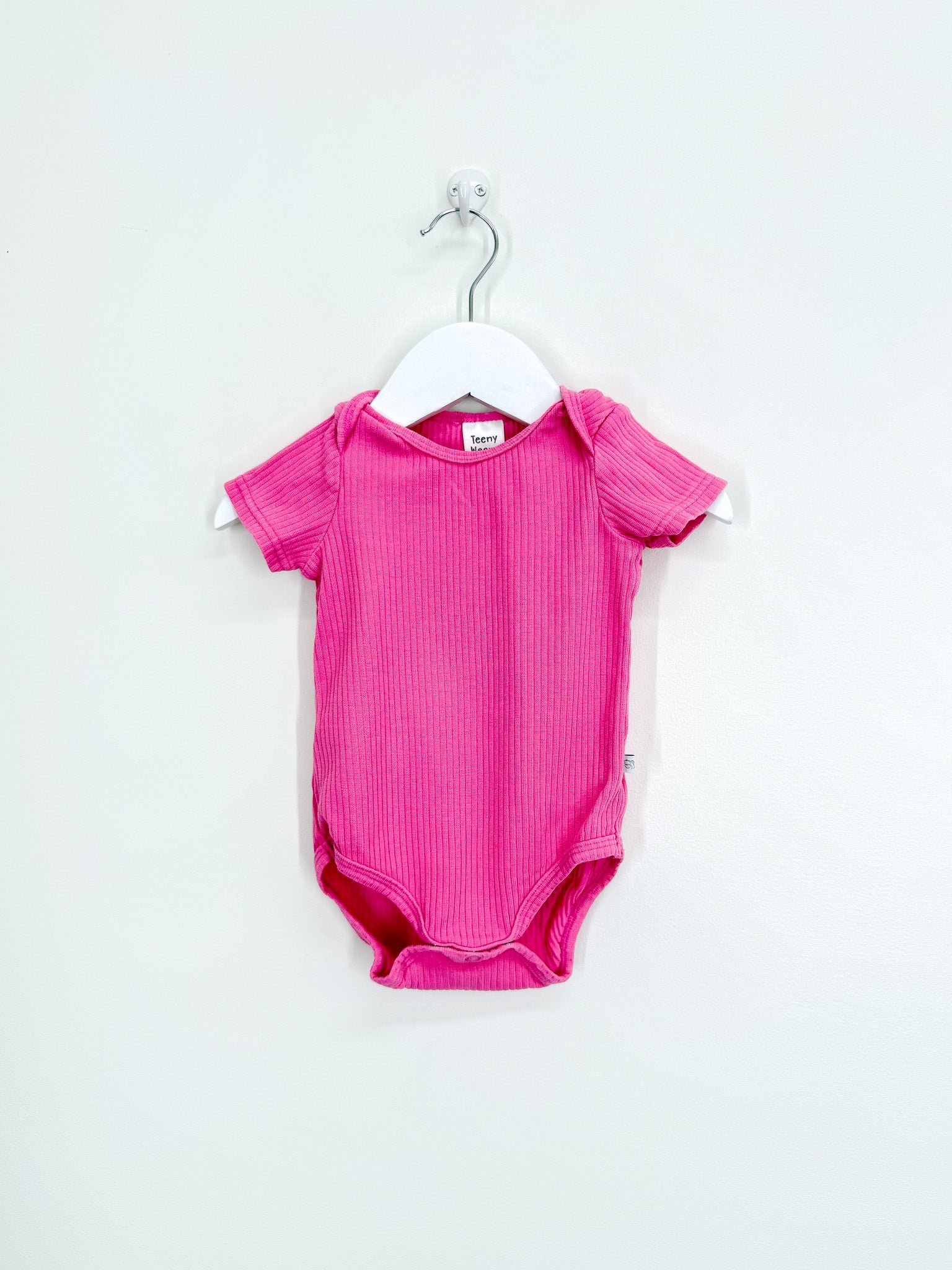 Teeny Weeny short sleeve rib bodysuit (6-12m)