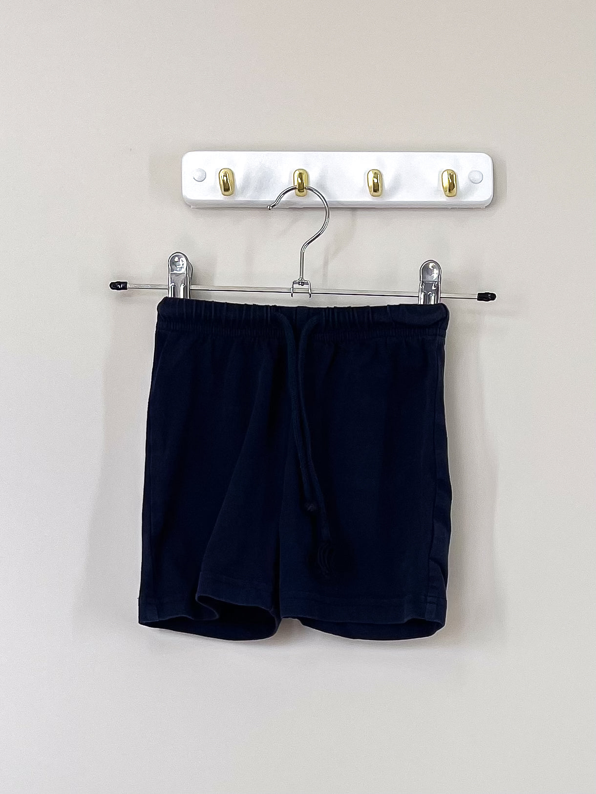 Nature Baby organic drawstring shorts - navy (2y)