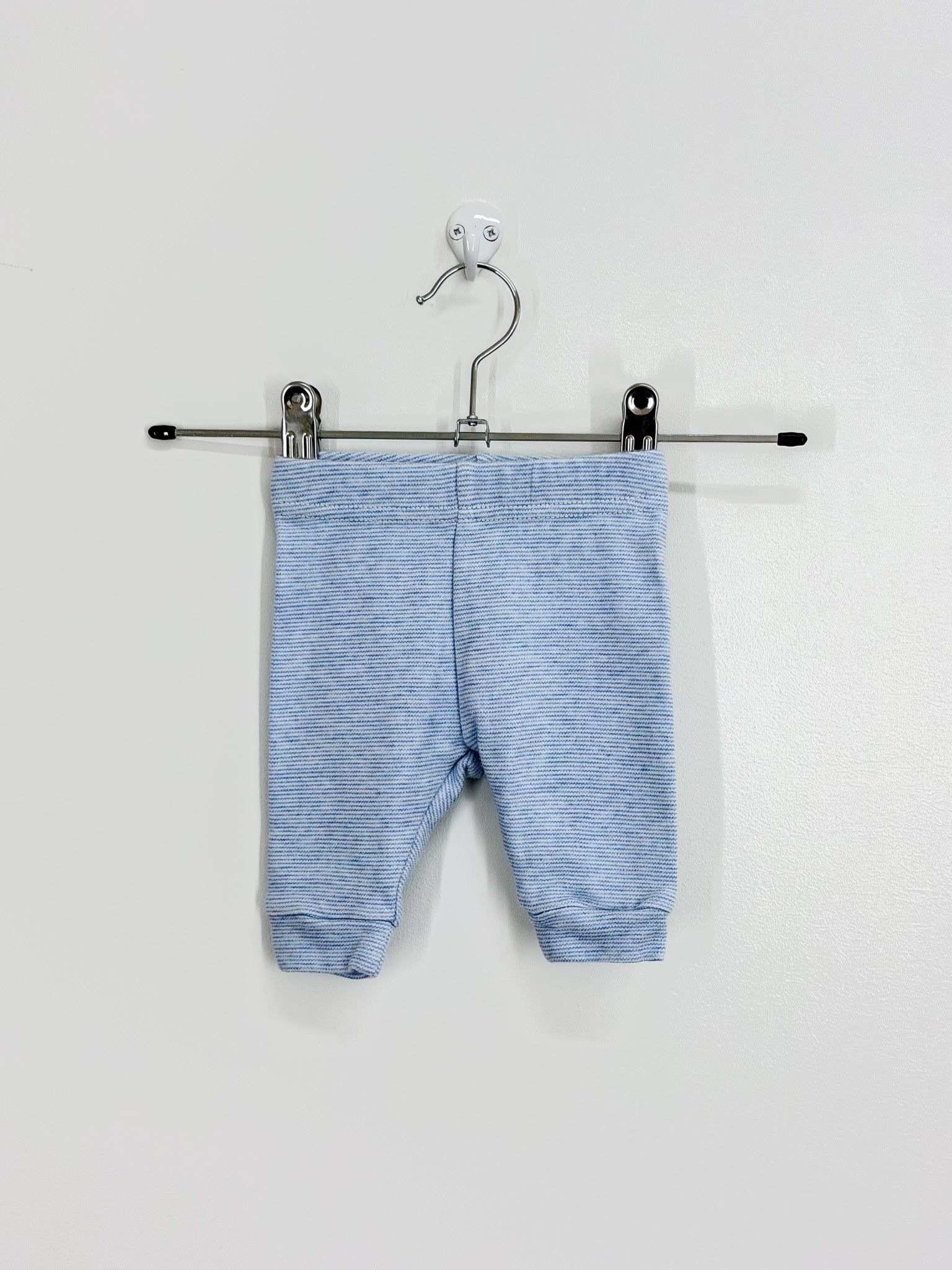 Little Bundle blue stripe leggings (prem)