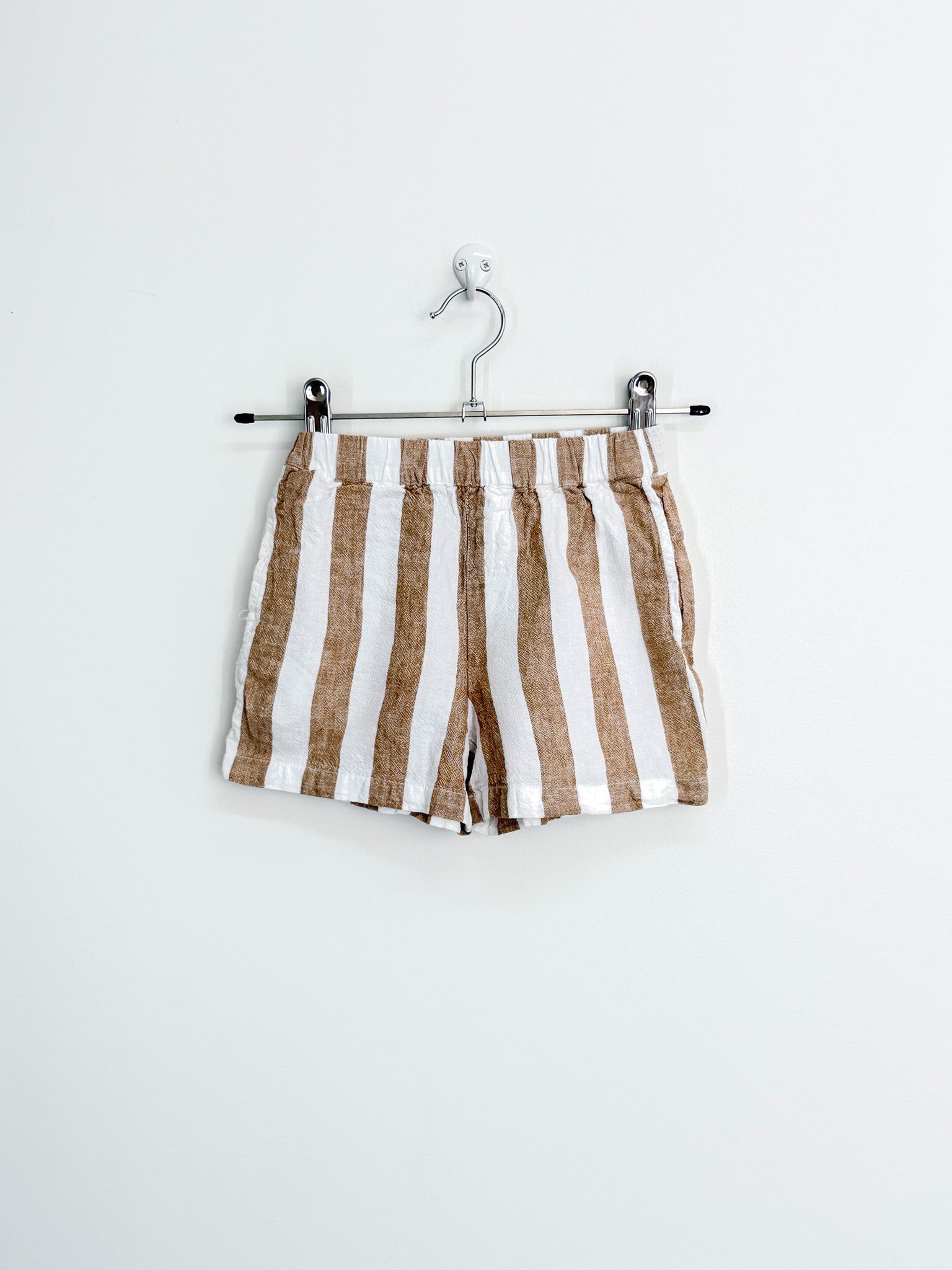Seed linen stripe shorts (2y)
