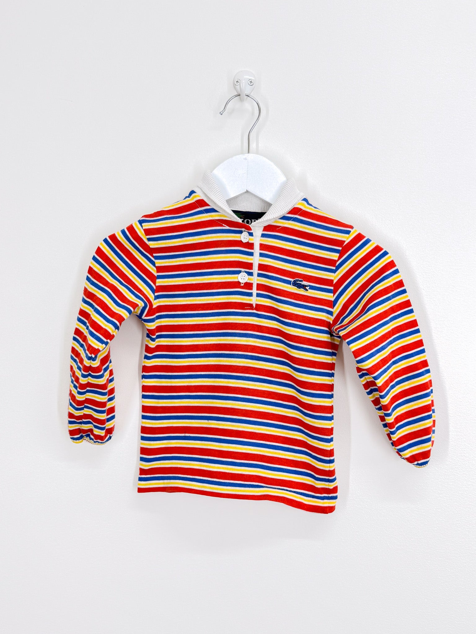 Vintage Lacoste zod stripe long sleeve tee (2y)