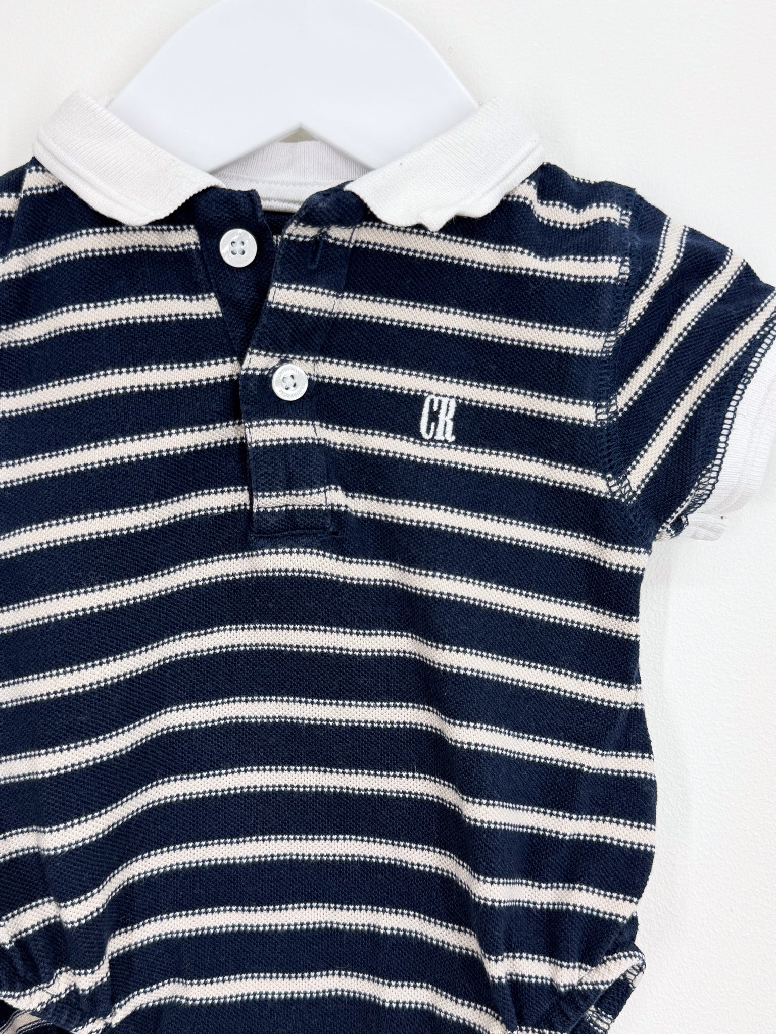 Country Road organic polo bodysuit (3-6m)