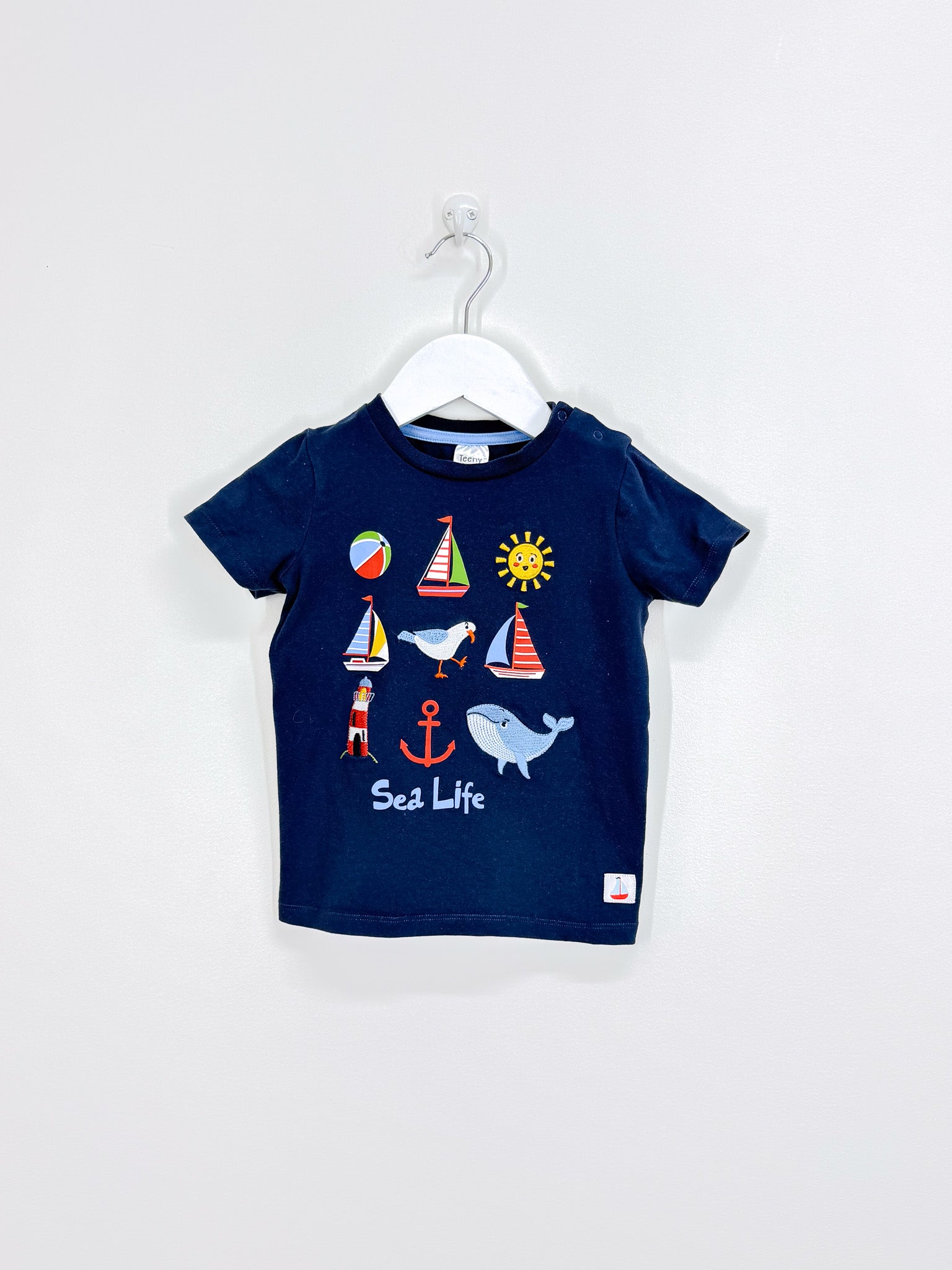 Teeny Weeny sea life tee (18-24m)