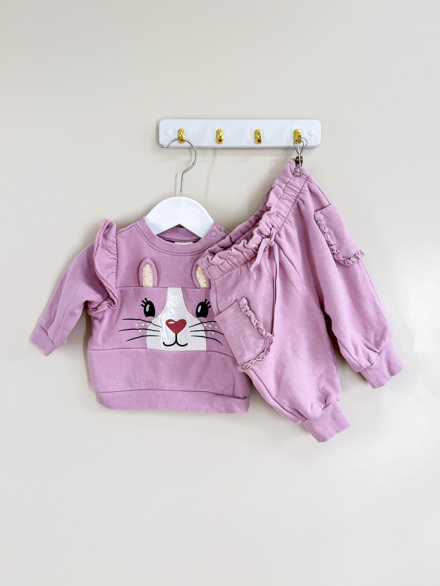 Teeny Weeny bunny track set (3-6m)