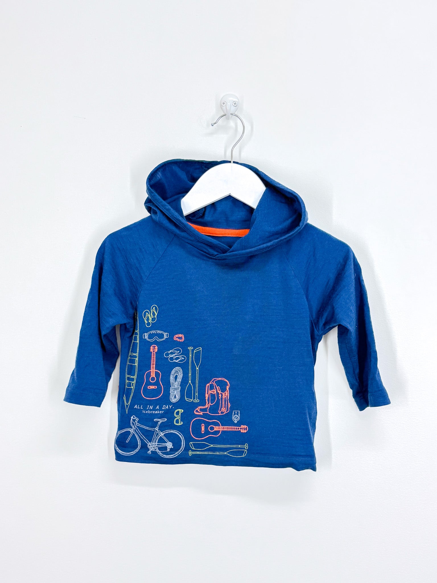 Icebreaker merino hoodie (2y)