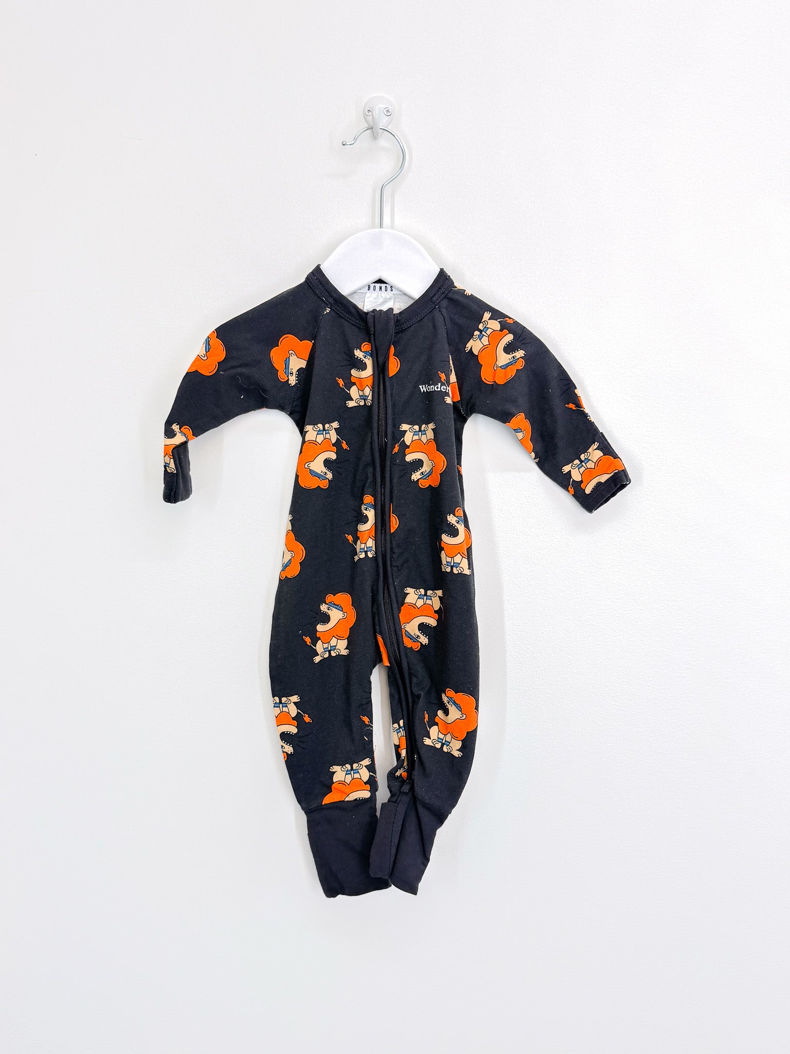 Bonds wondersuit - fearless roar lion (0-3m)
