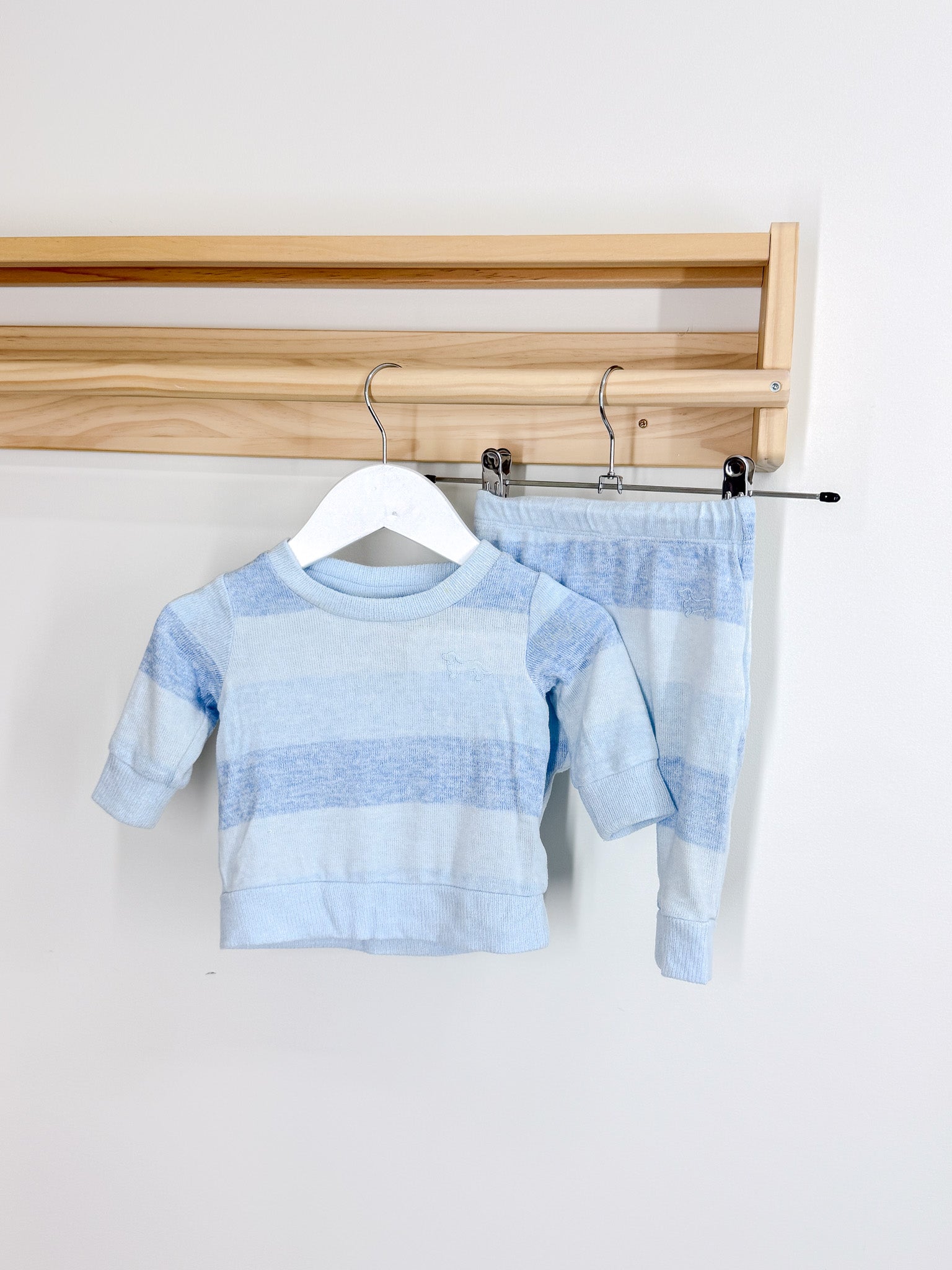 Peter Alexander long sleeve PJ set (0-3m)