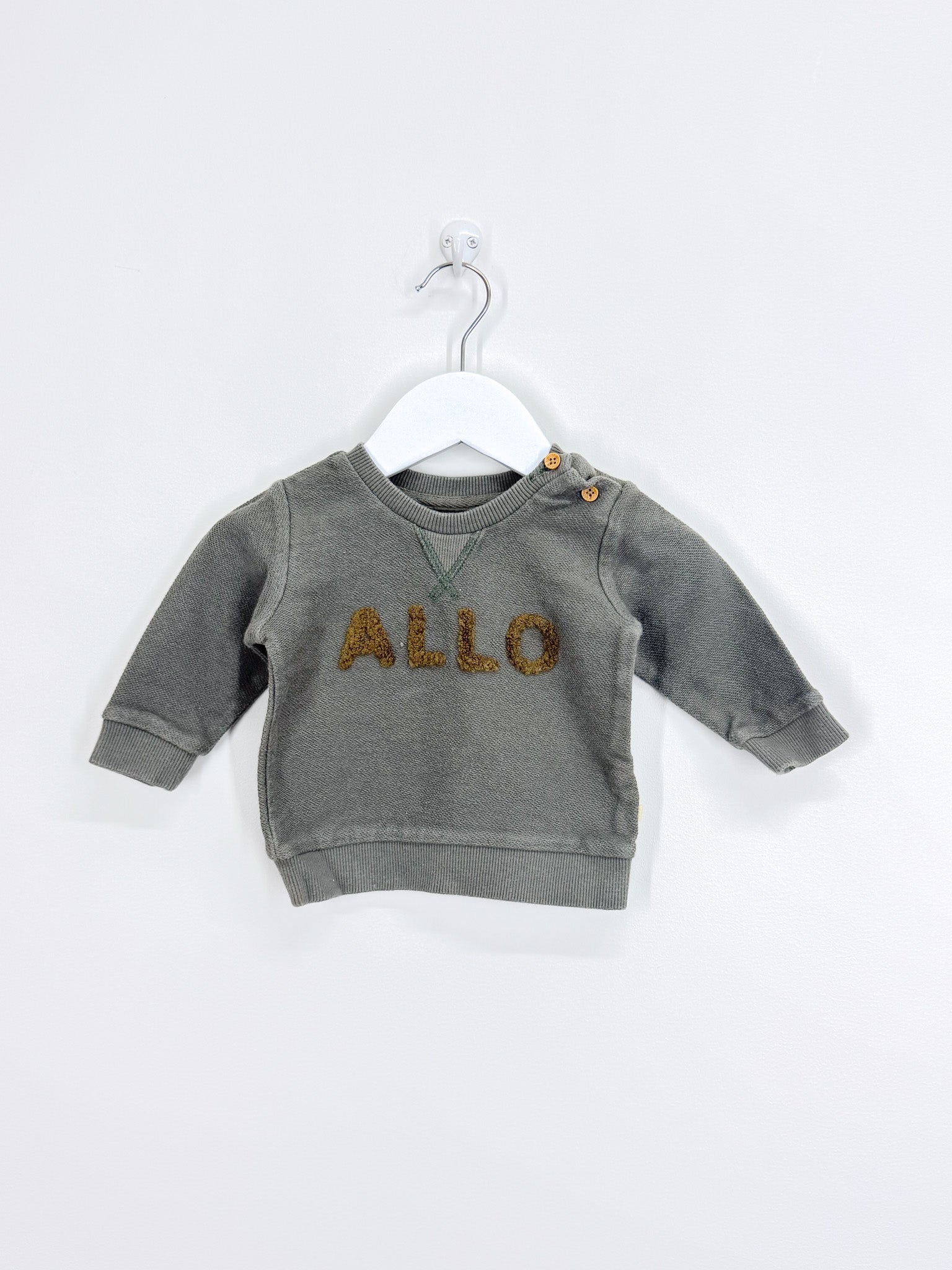 Wilson & Frenchy allo frenchy terry sweatshirt (0-3m)