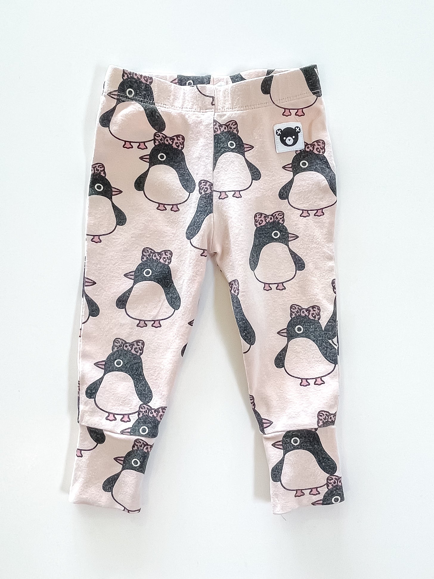 Hux organic penguin leggings (3-6m)
