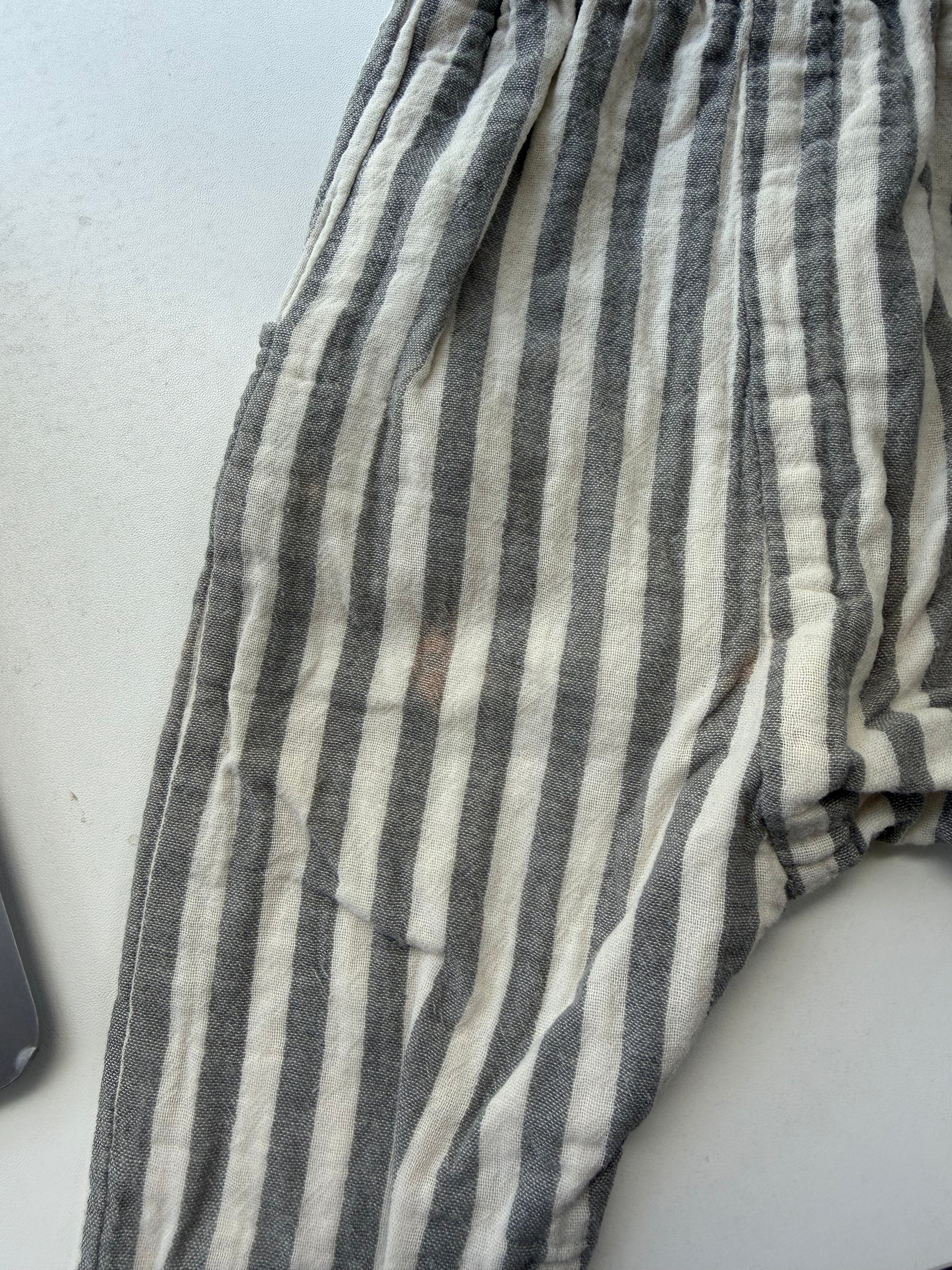 Rylee & Cru lined stripe pants (3-6m)