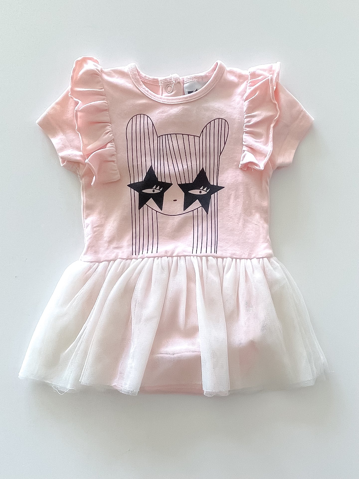 Kapow Kids starry eyed tutu bodysuit dress (3-6m)