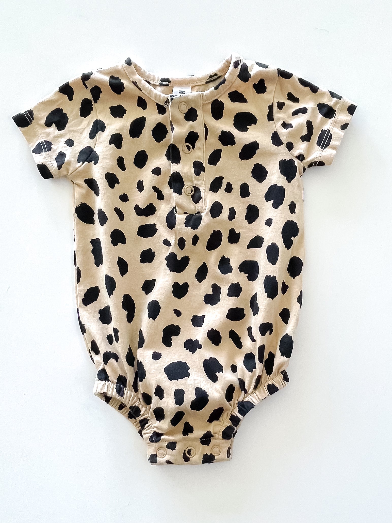 Hux organic animal spot bubble bodysuit (3-6m)