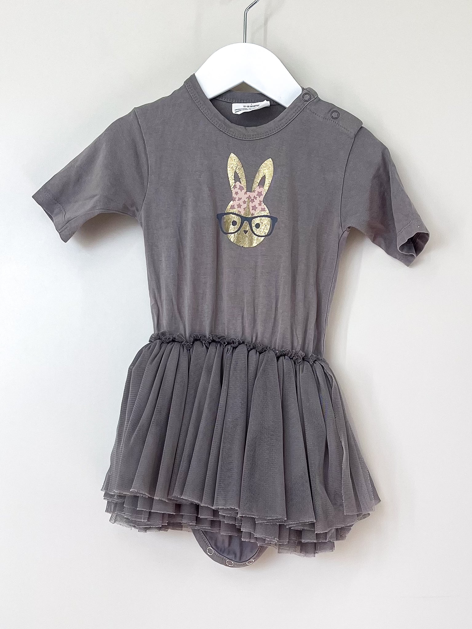 Hux organic bunny tutu ballet dress (12-18m)