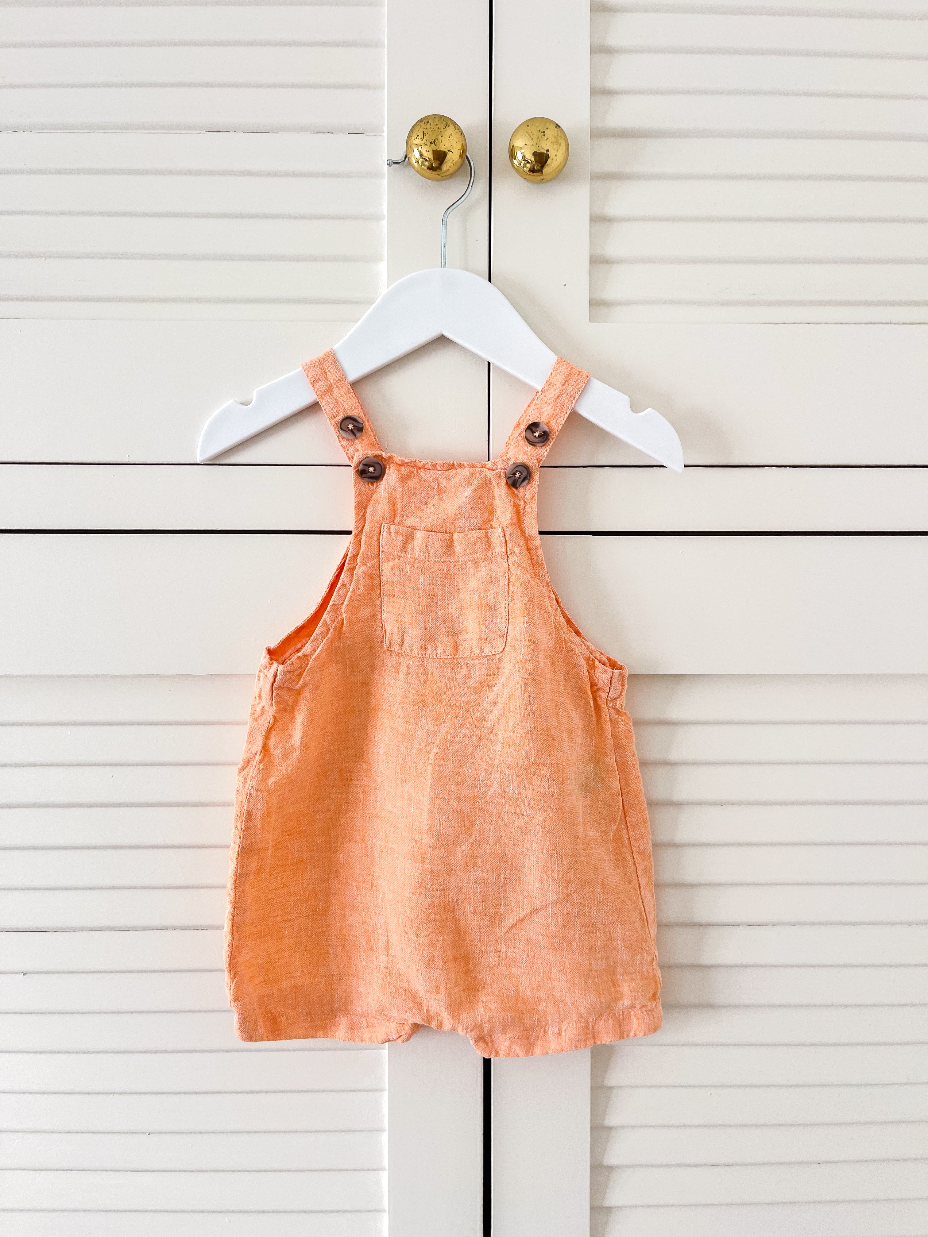 Seed linen overalls (3-6m)